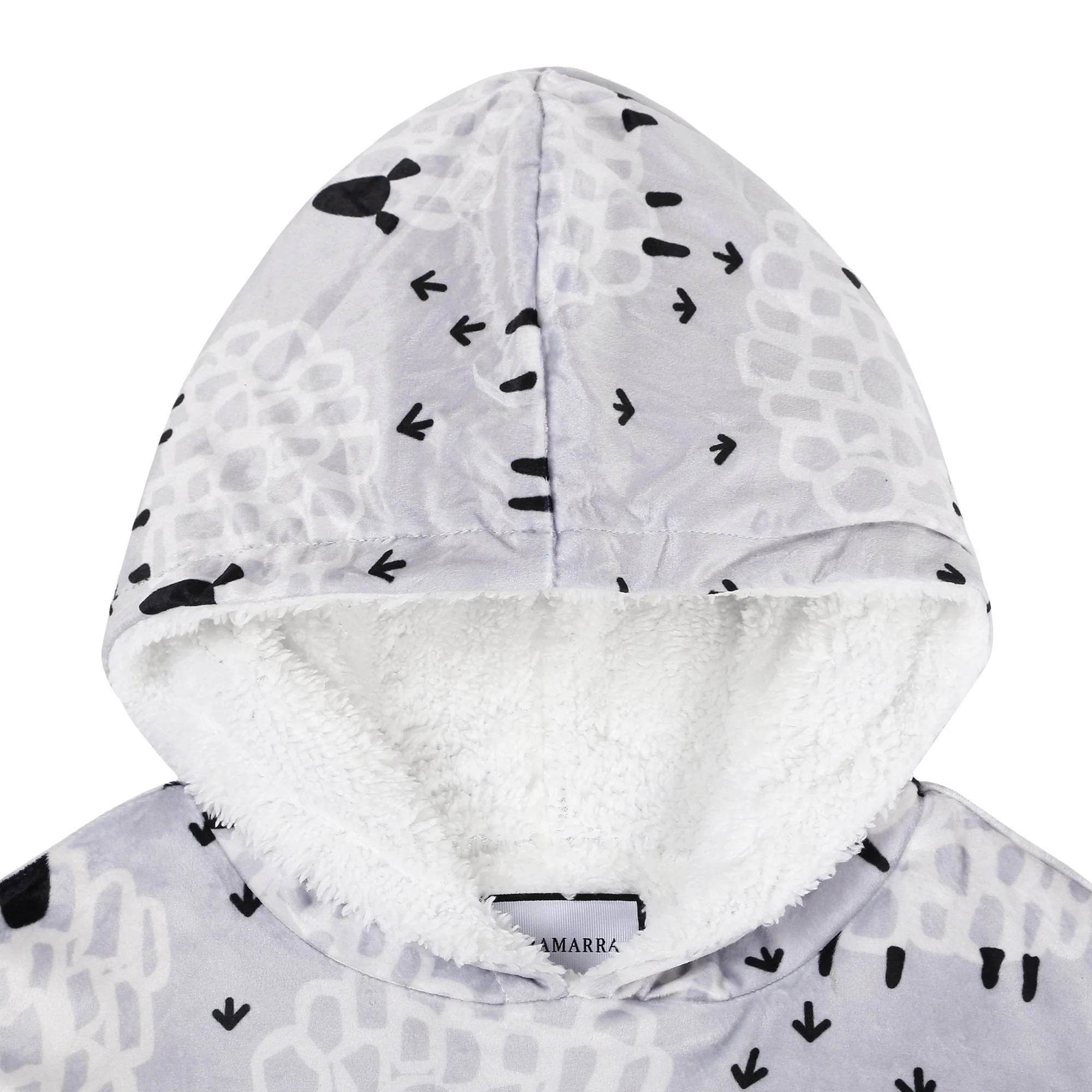 Hoodie Blanket Adult Sheep - Image 6