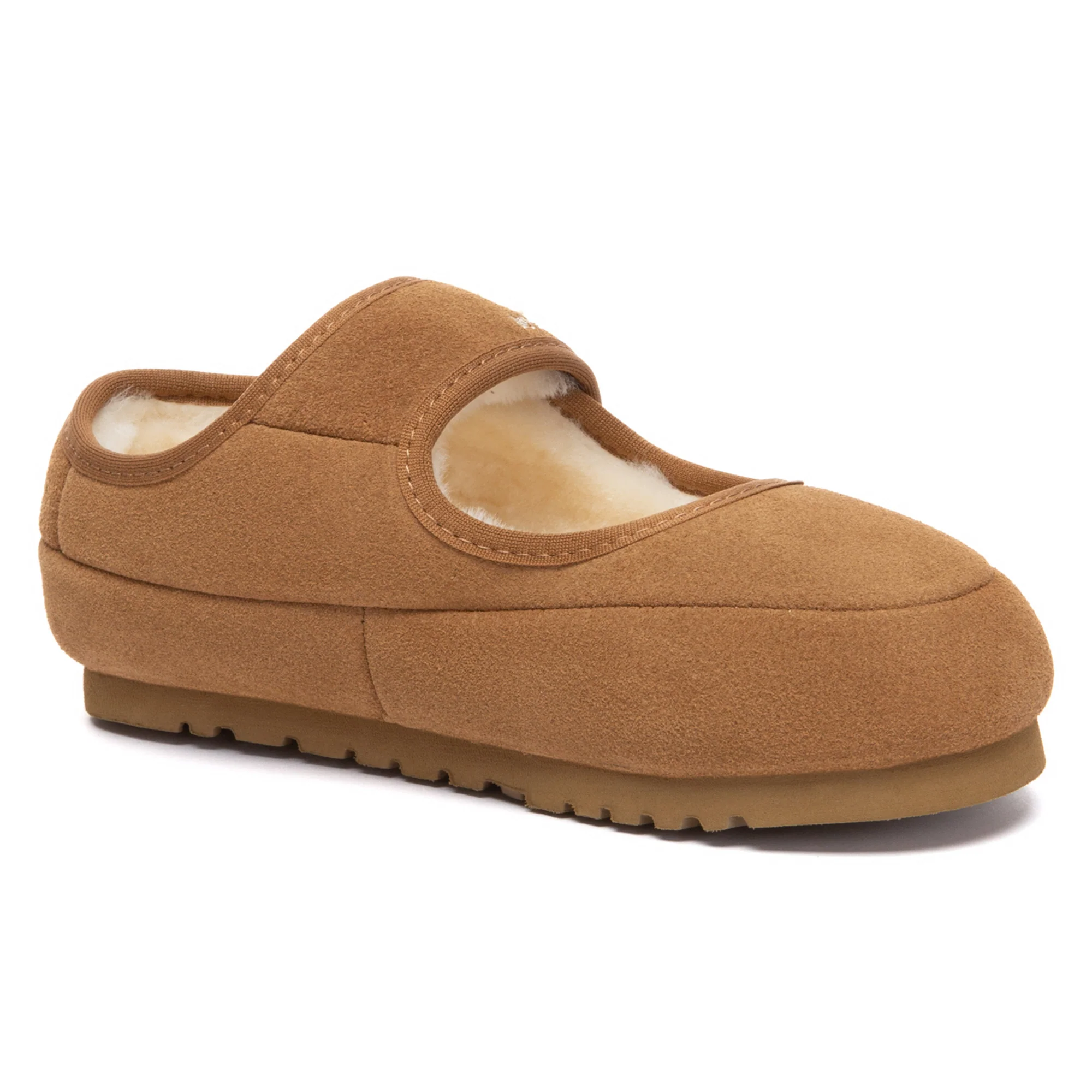 Kids Adjustable Strap Mary Jane UGG Slippers - Image 2