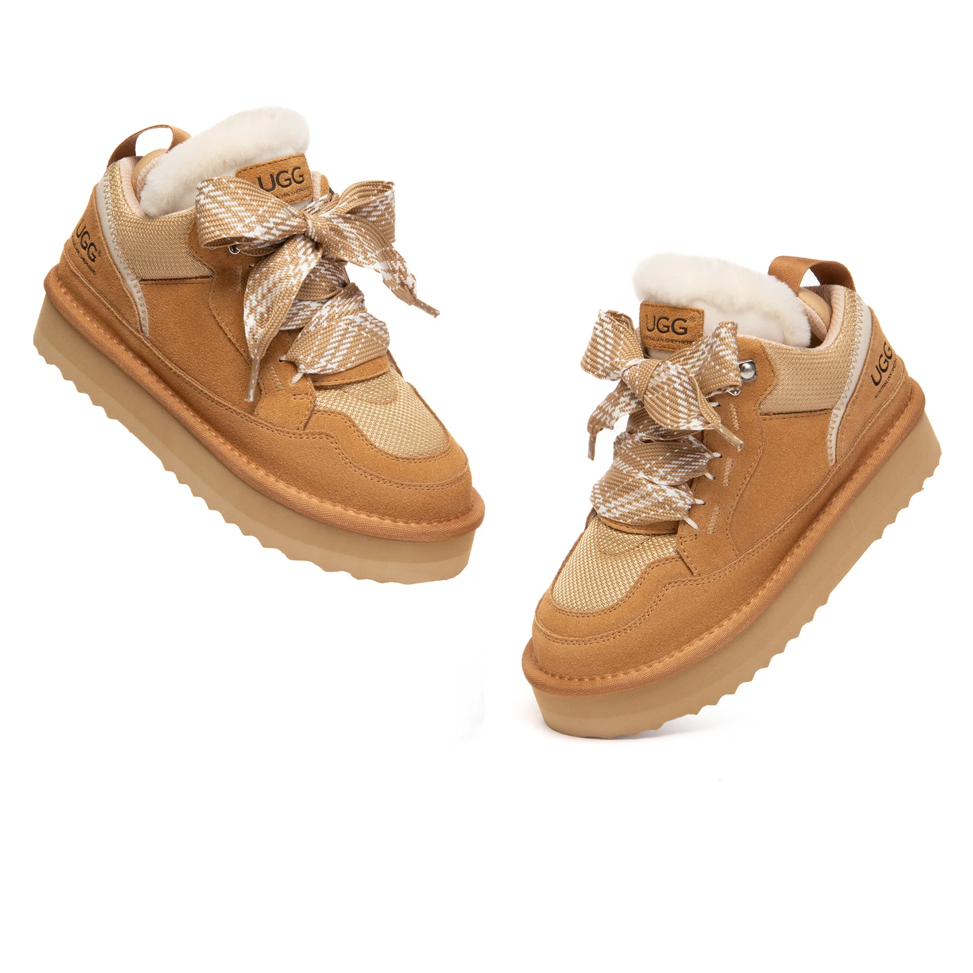 Kids Parker Lace Up Shoe UGG Platform - Image 4