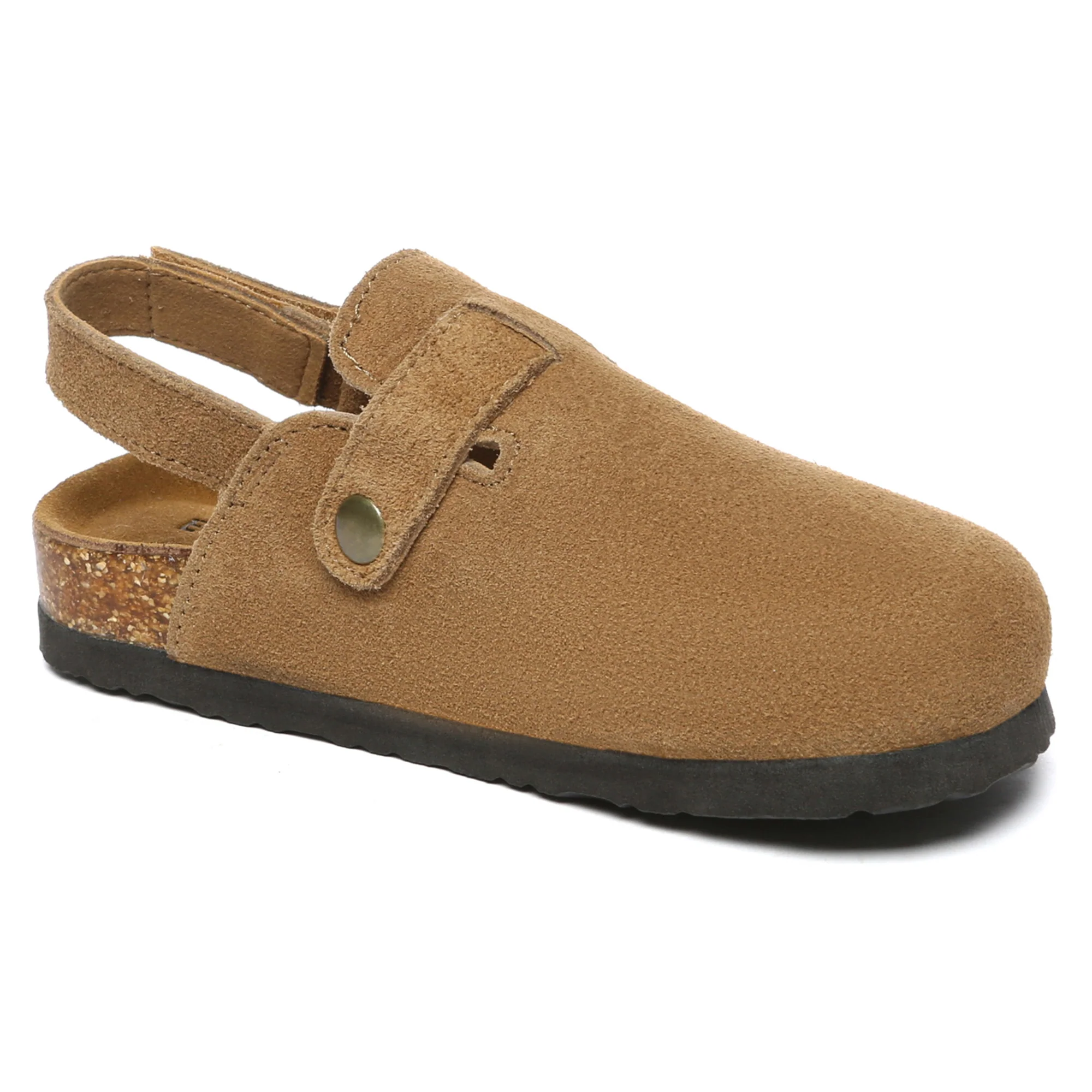 Kids Suede Slingback Clogs - Image 3