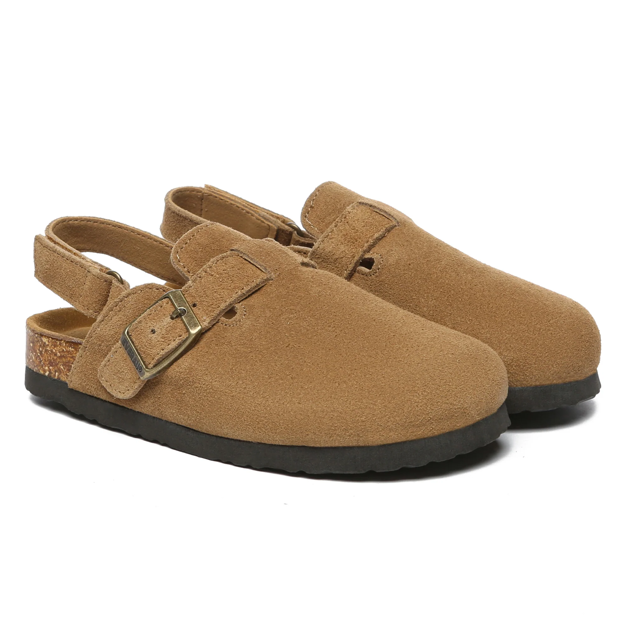 Kids Suede Slingback Clogs - Image 4