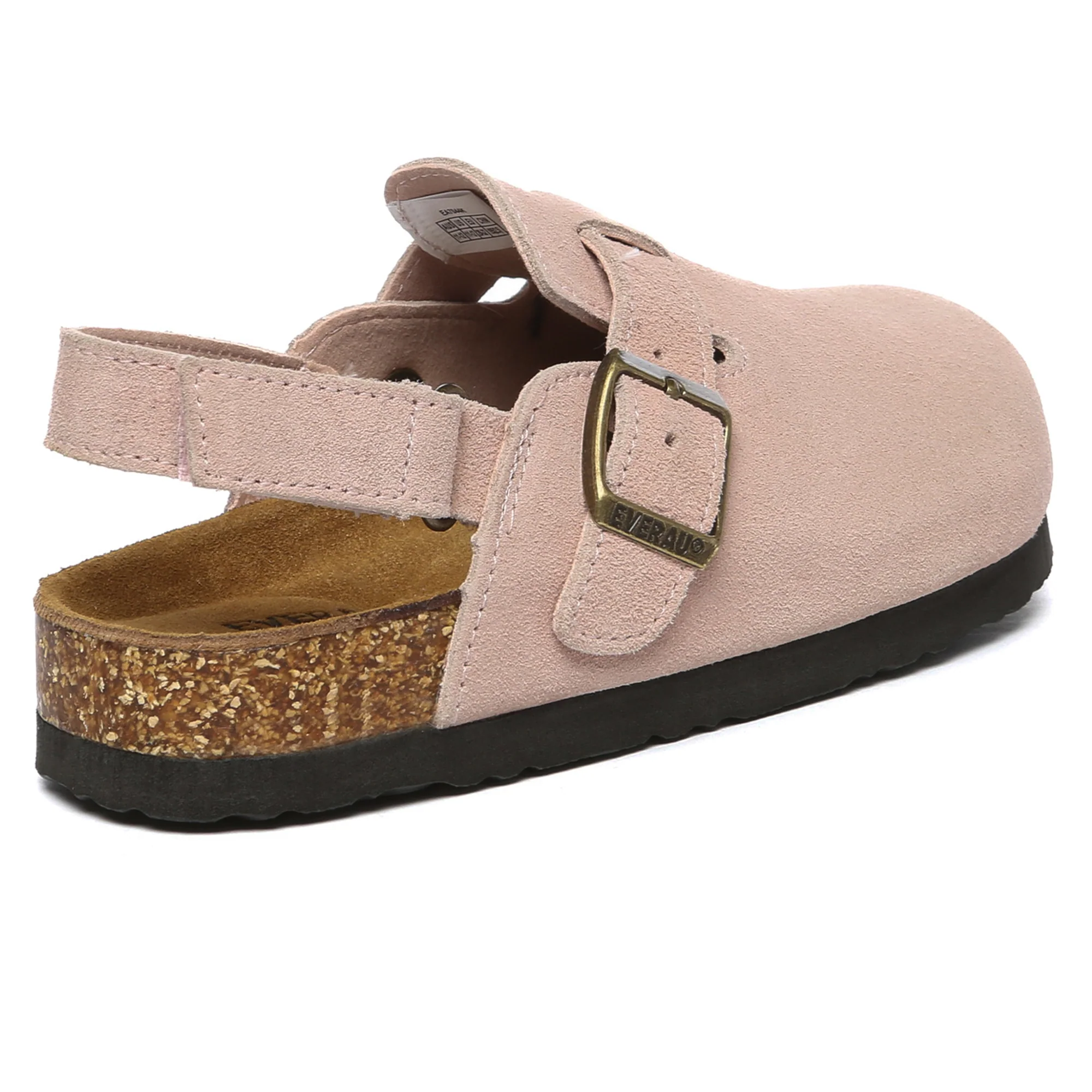 Kids Suede Slingback Clogs - Image 7