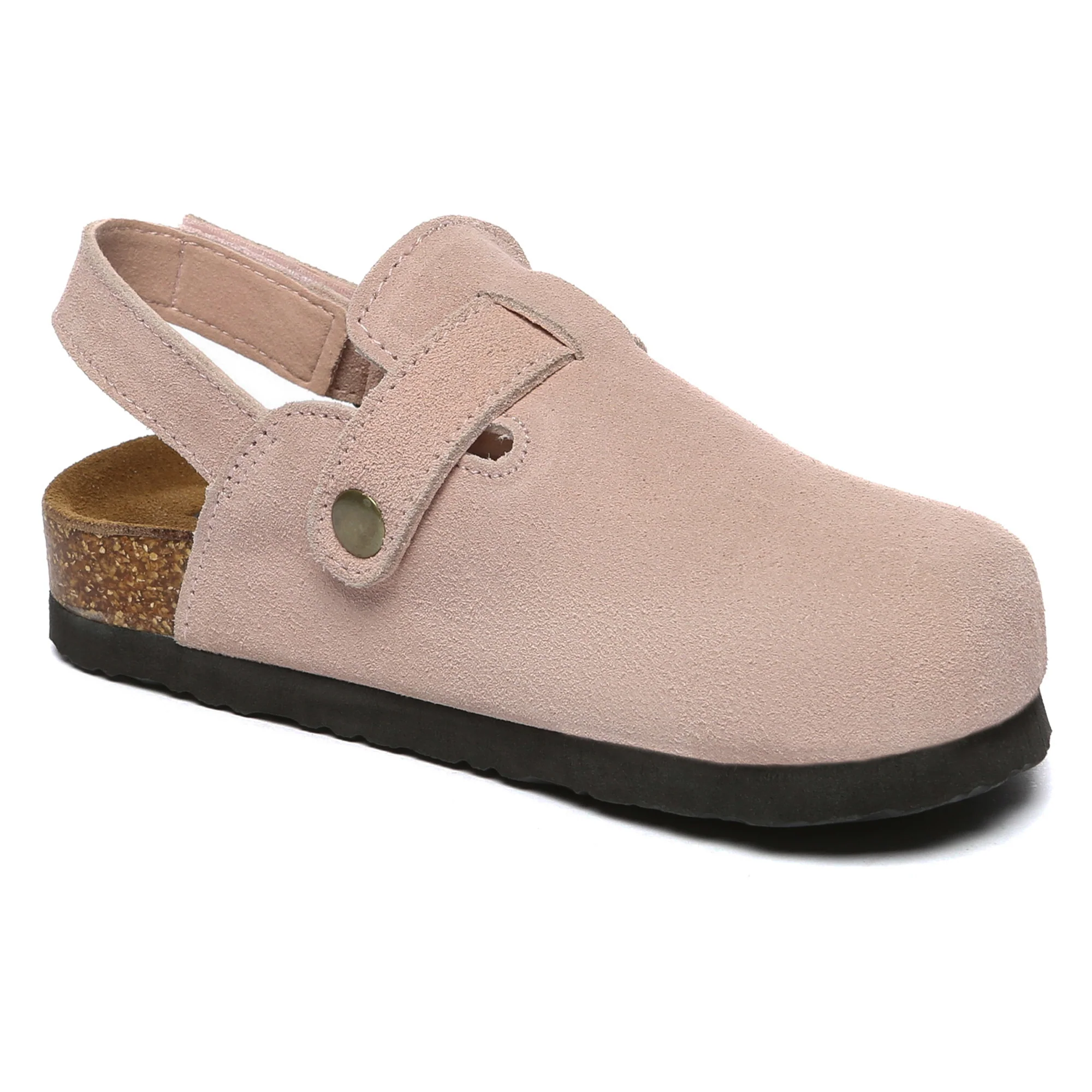 Kids Suede Slingback Clogs - Image 8