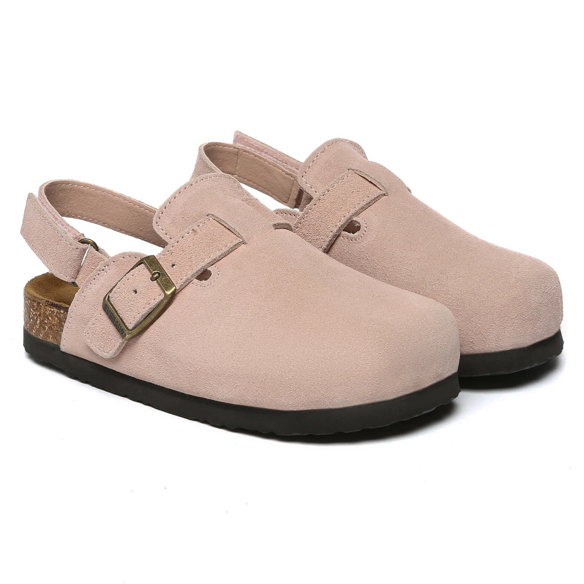 Kids Suede Slingback Clogs - Image 9