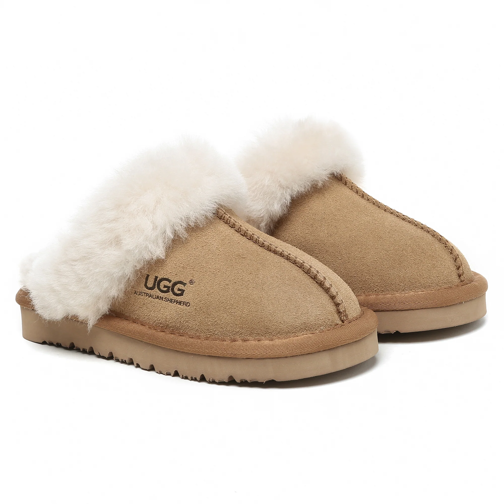 Kids Ultra Comfort Sole UGG Slippers - Image 4