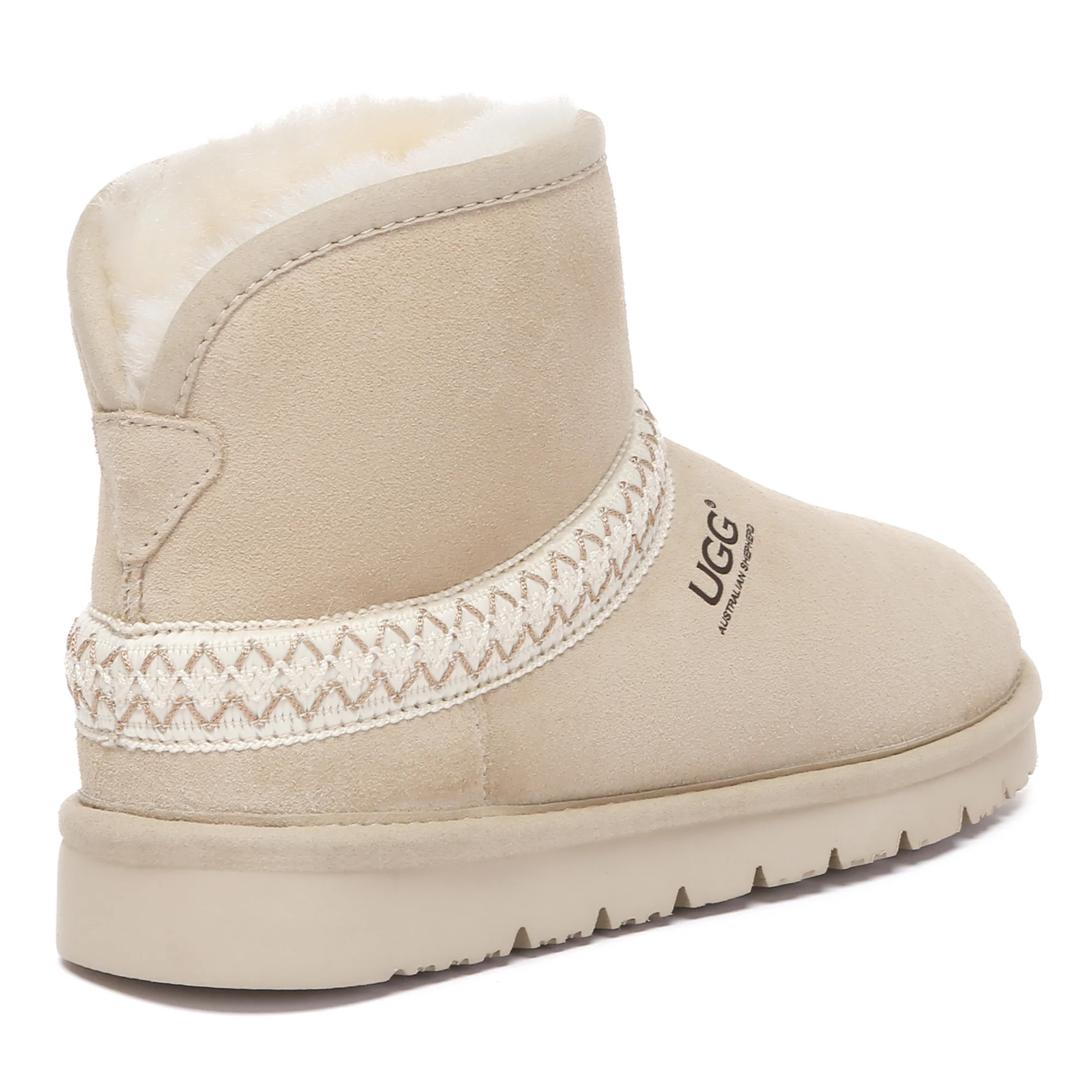 Knitted Ankle Fold UGG Boots - Image 7
