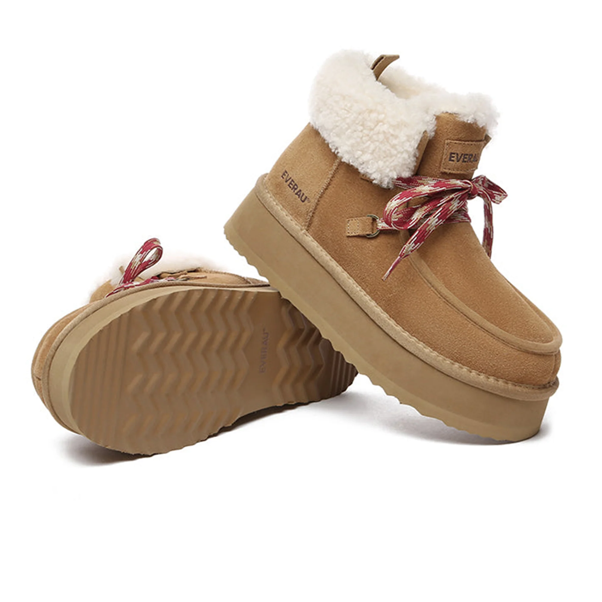 Lace-up Ankle Platform UGG Boots - Image 4