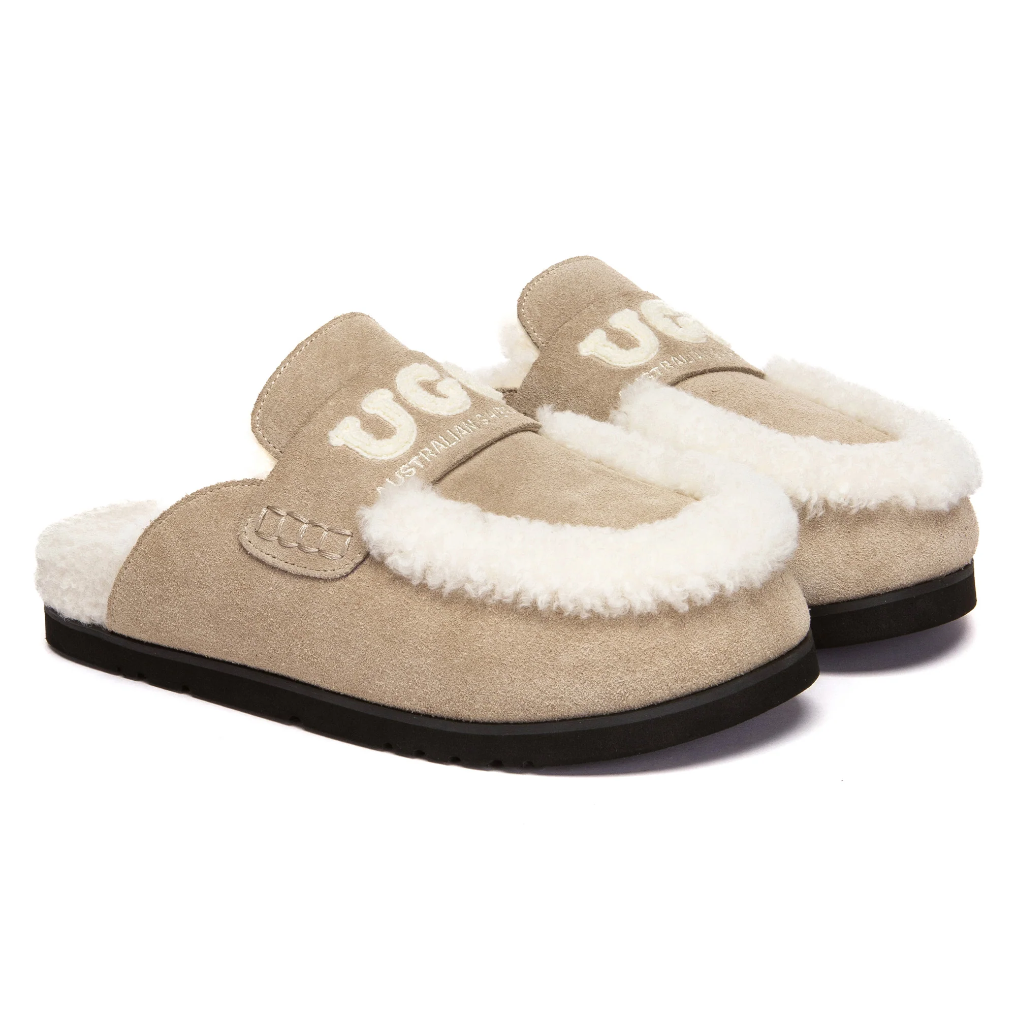 Laura Shearling Logo UGG Slippers - Image 14