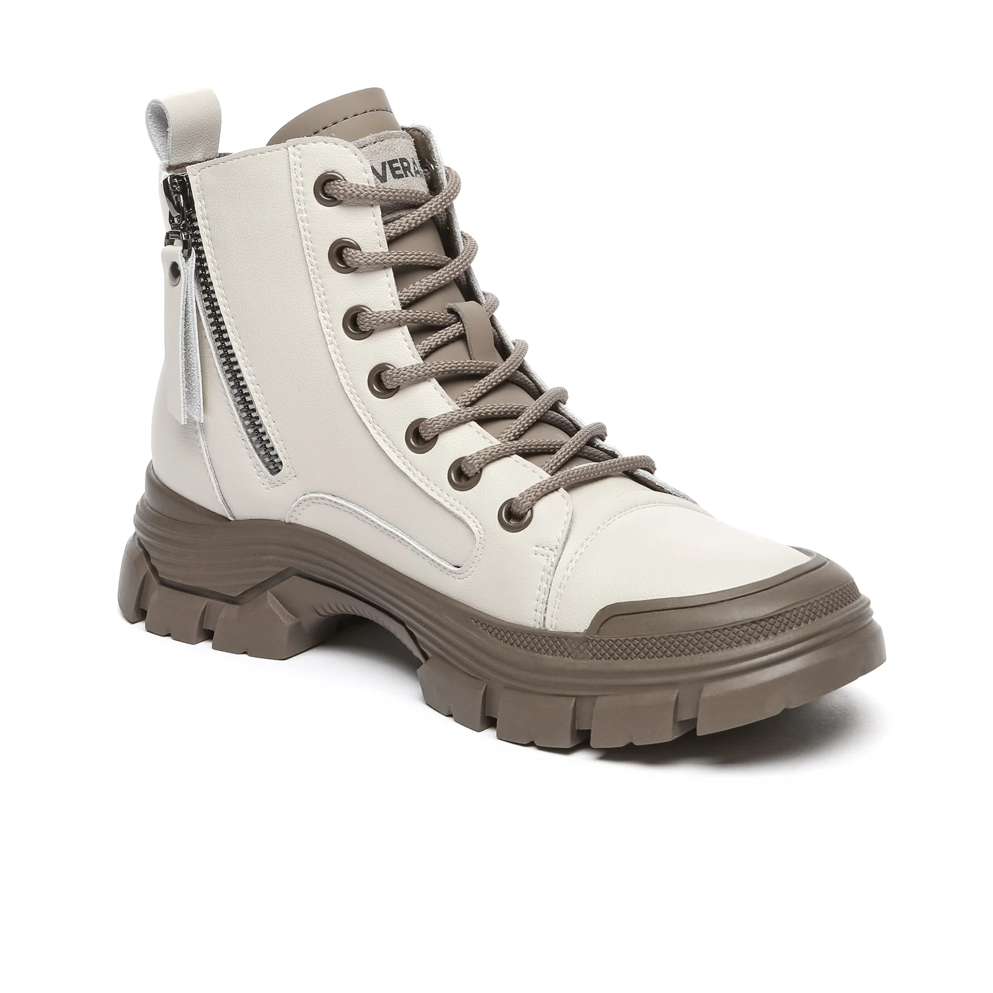 Leather Chunky Ankle Boots - Image 8