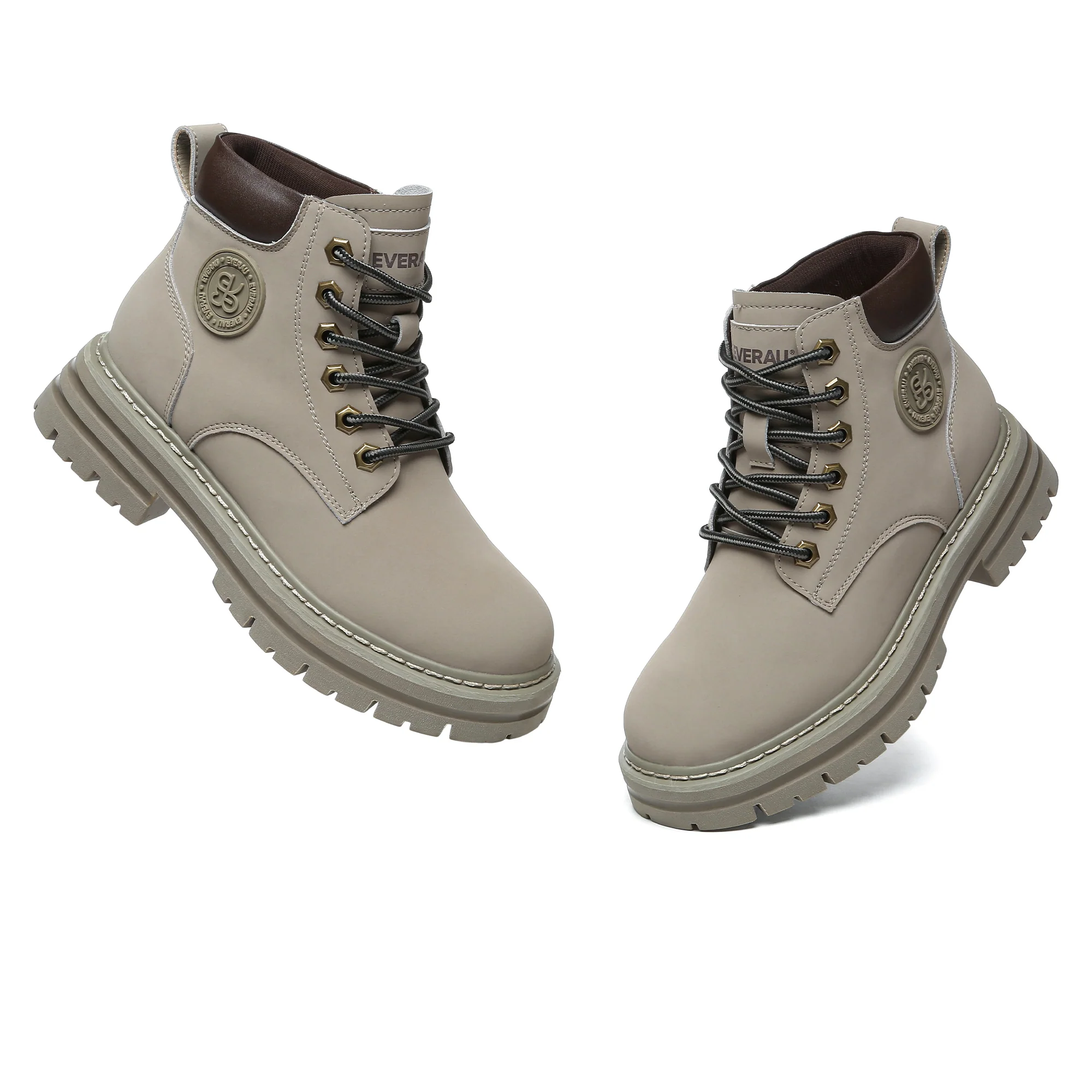 Leather High Top Timber Boots - Image 14