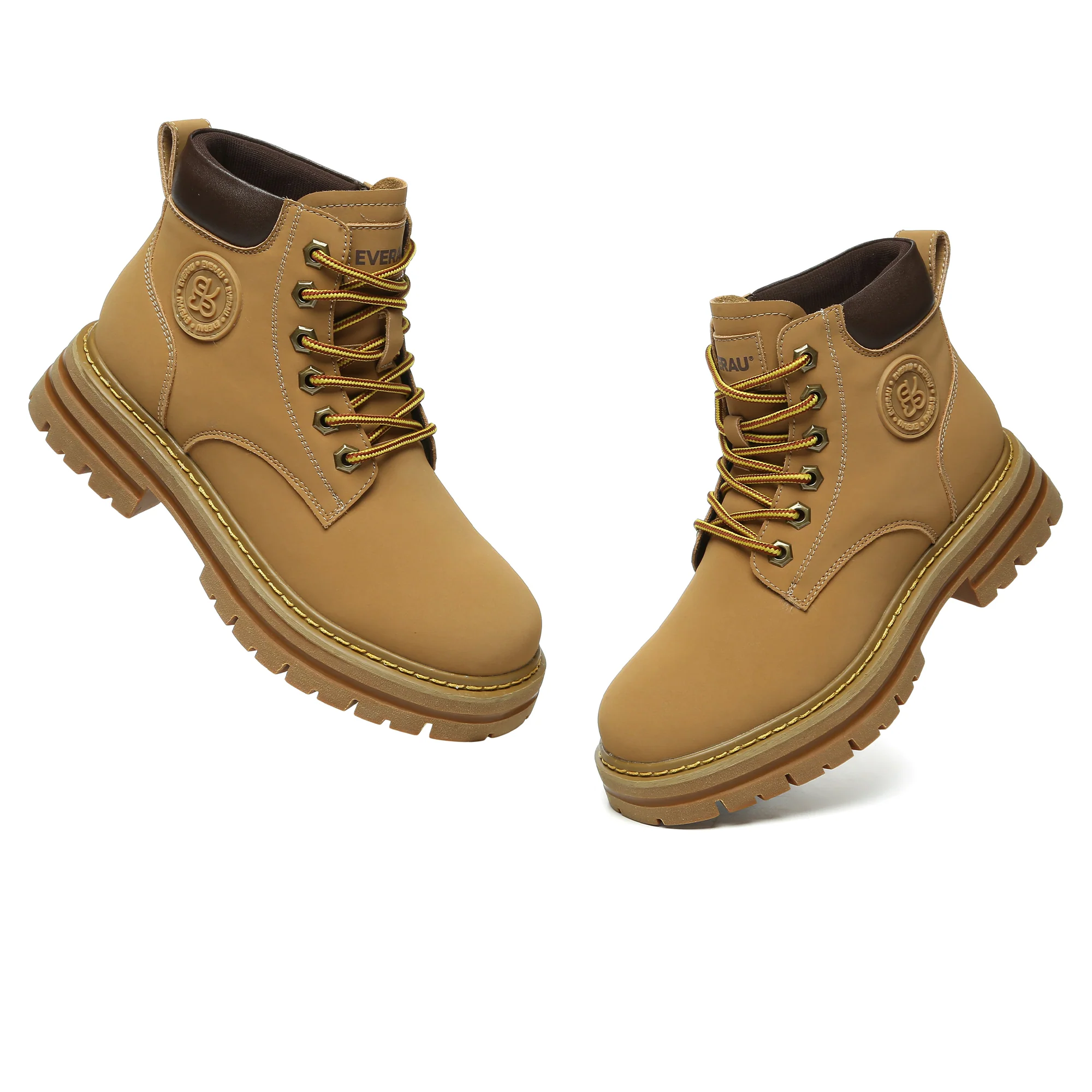 Leather High Top Timber Boots - Image 4