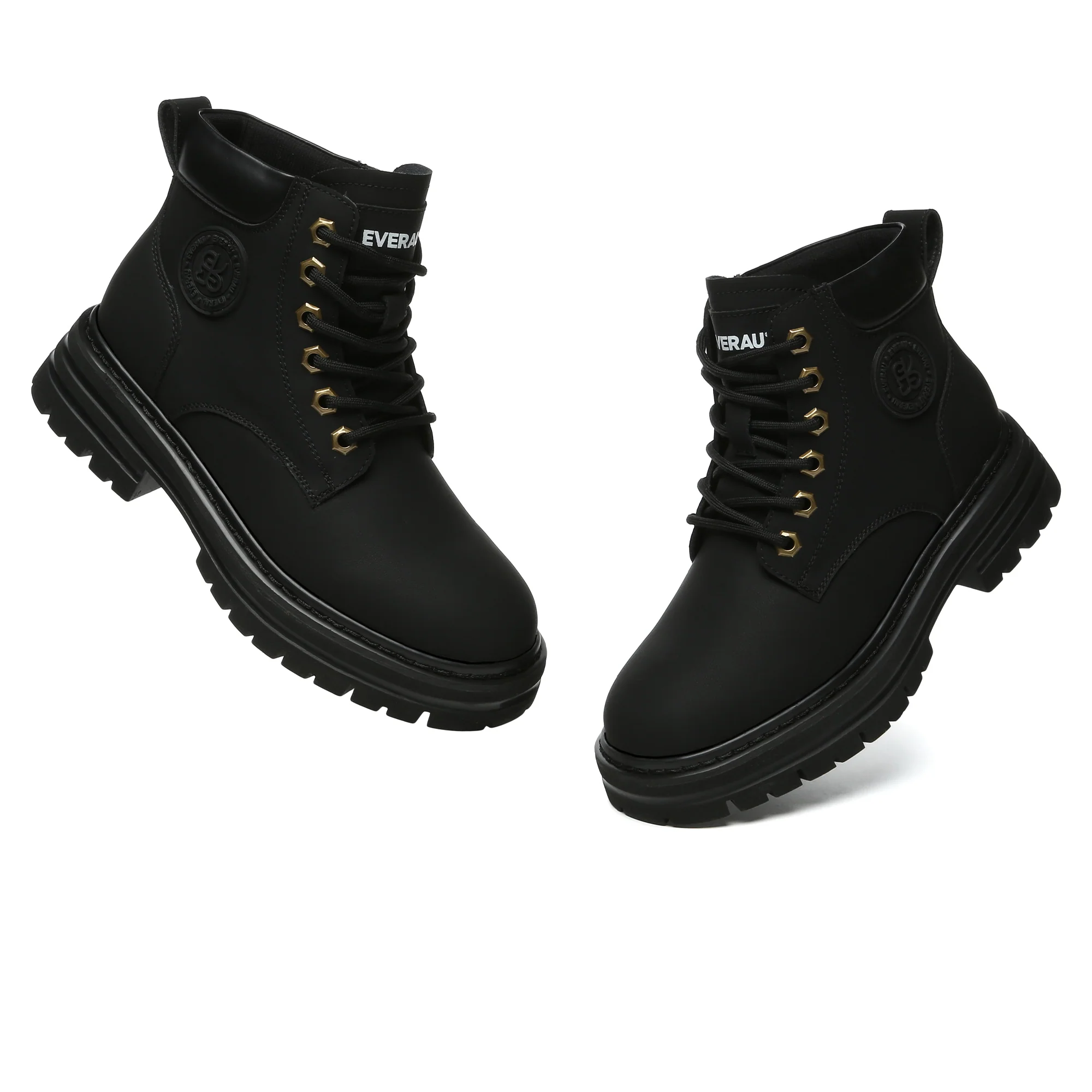 Leather High Top Timber Boots - Image 9