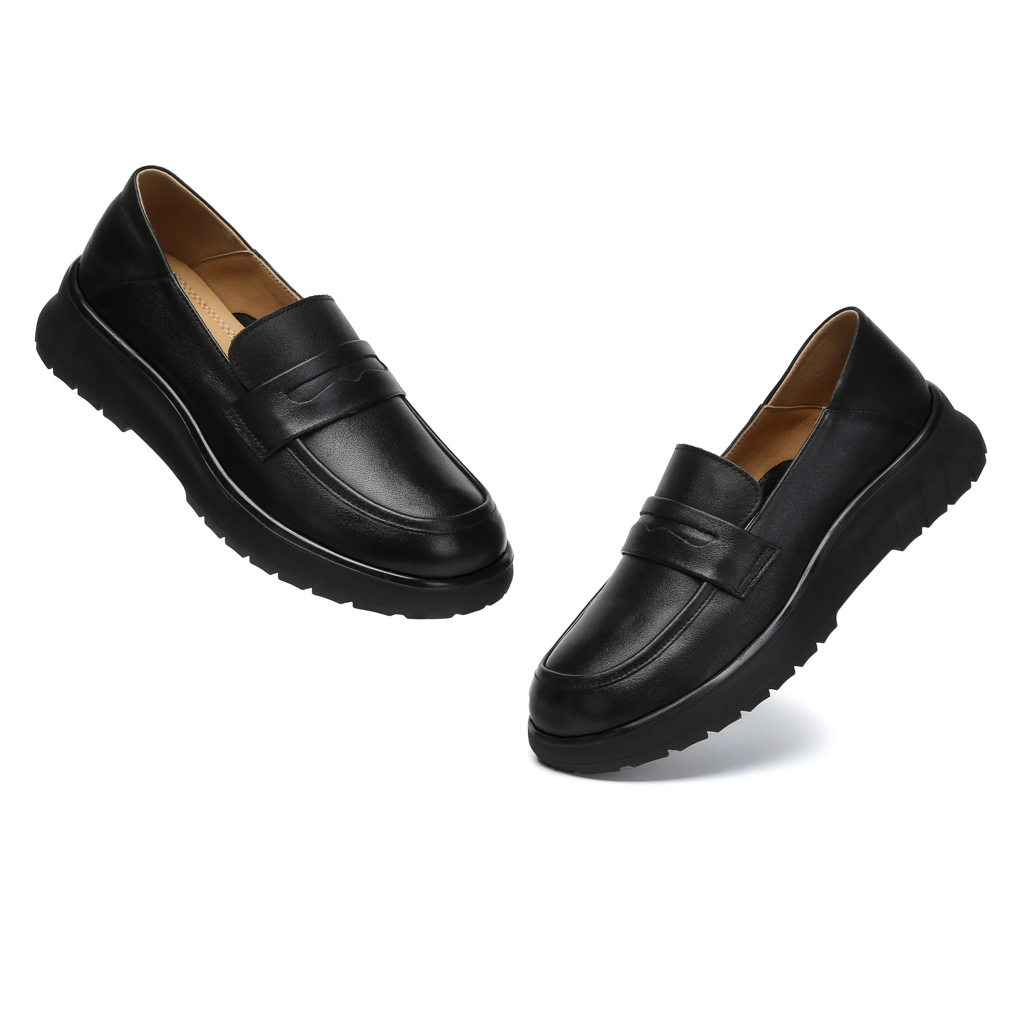 Leather Slip-On Loafers - Image 4