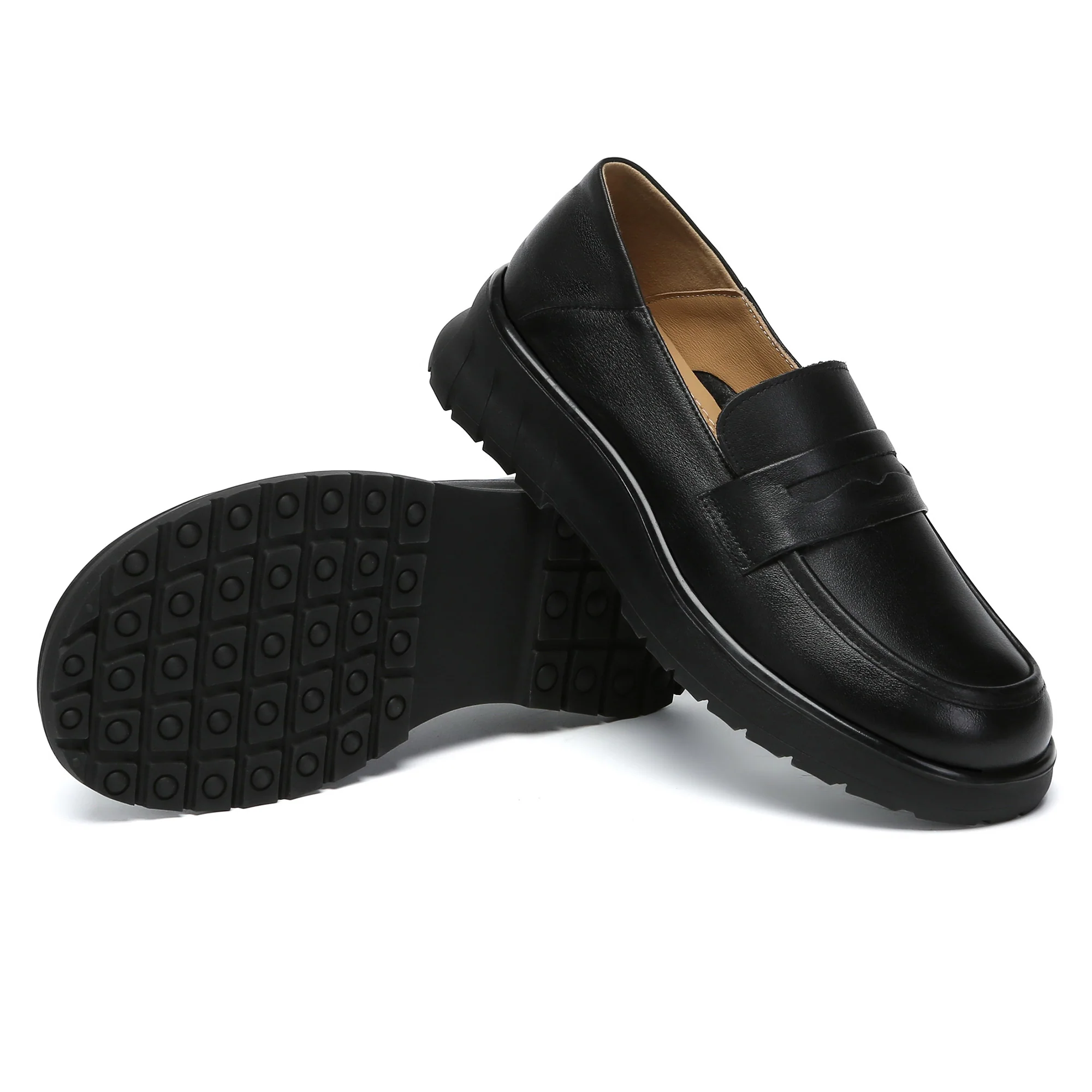 Leather Slip-On Loafers - Image 5