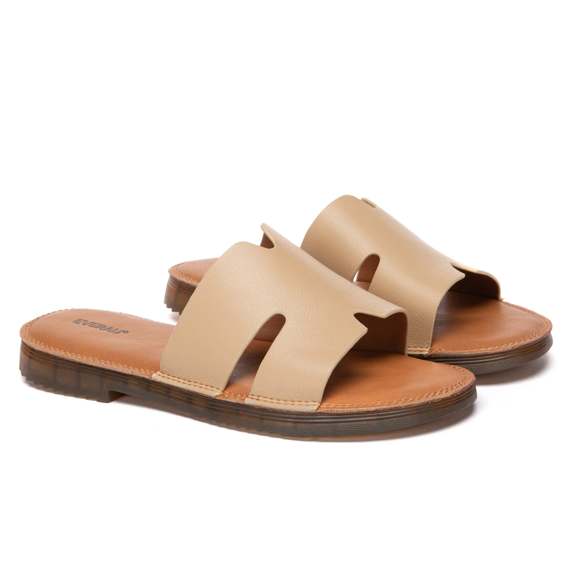 Leather Woven Flat Slides - Image 14