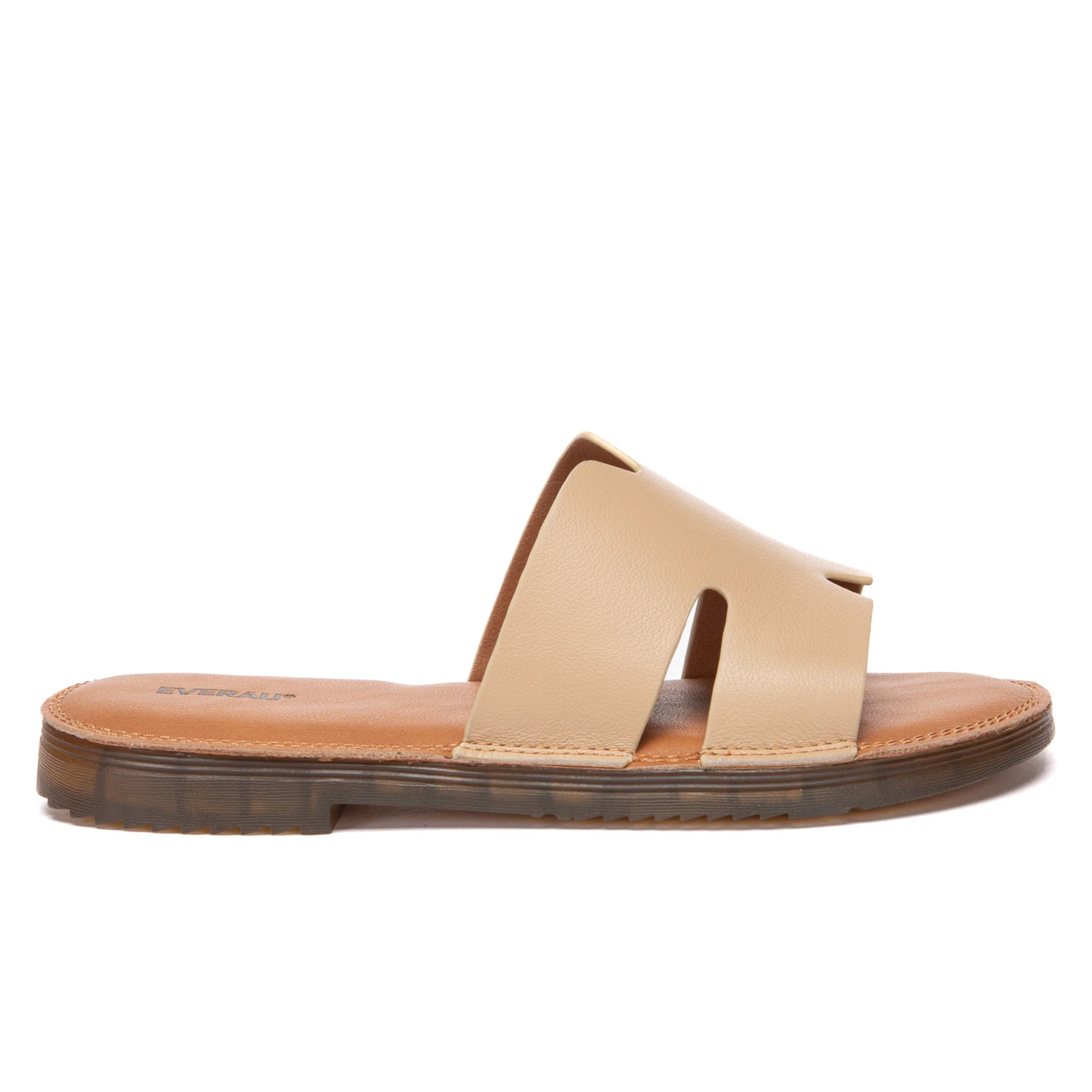 Leather Woven Flat Slides - Image 2
