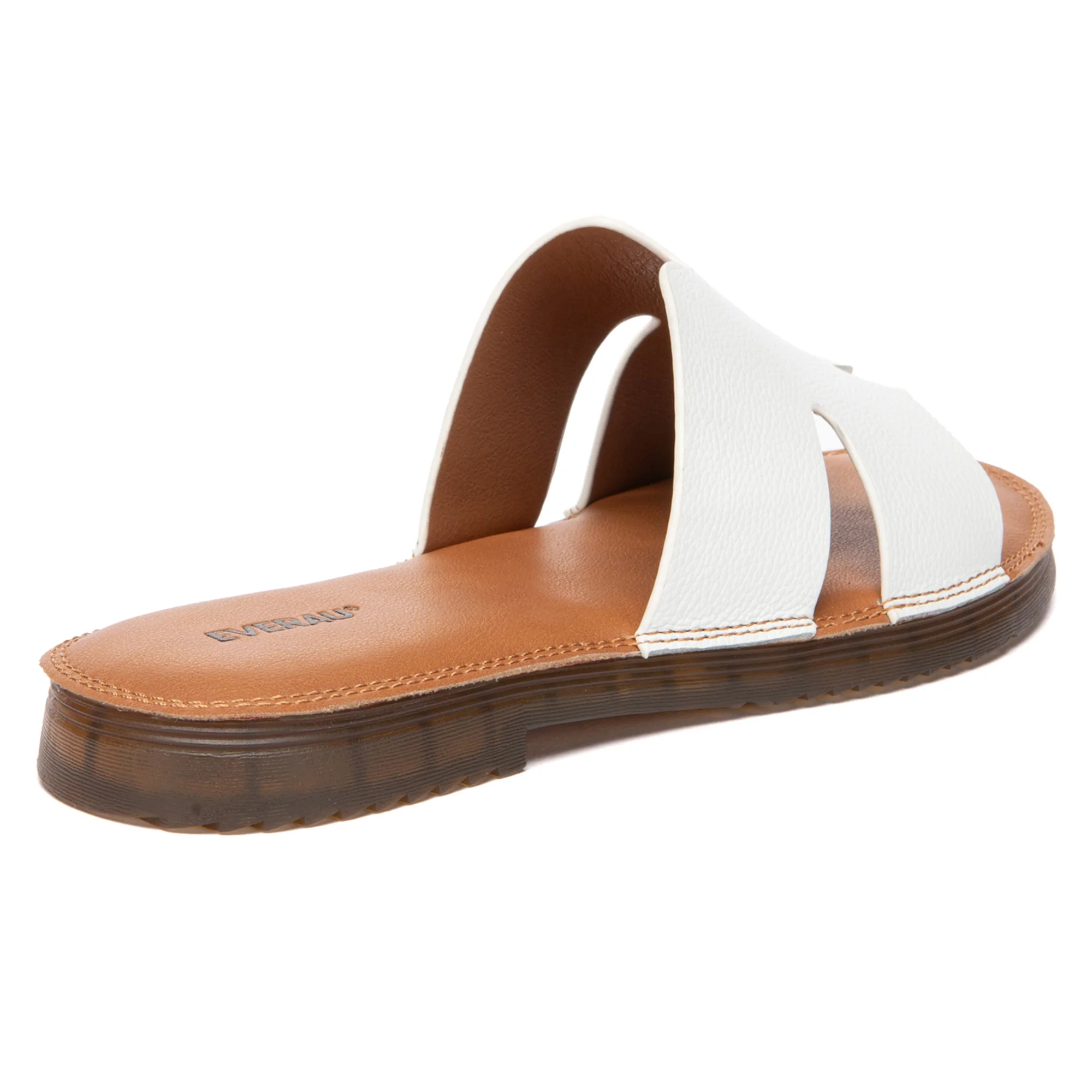 Leather Woven Flat Slides - Image 5