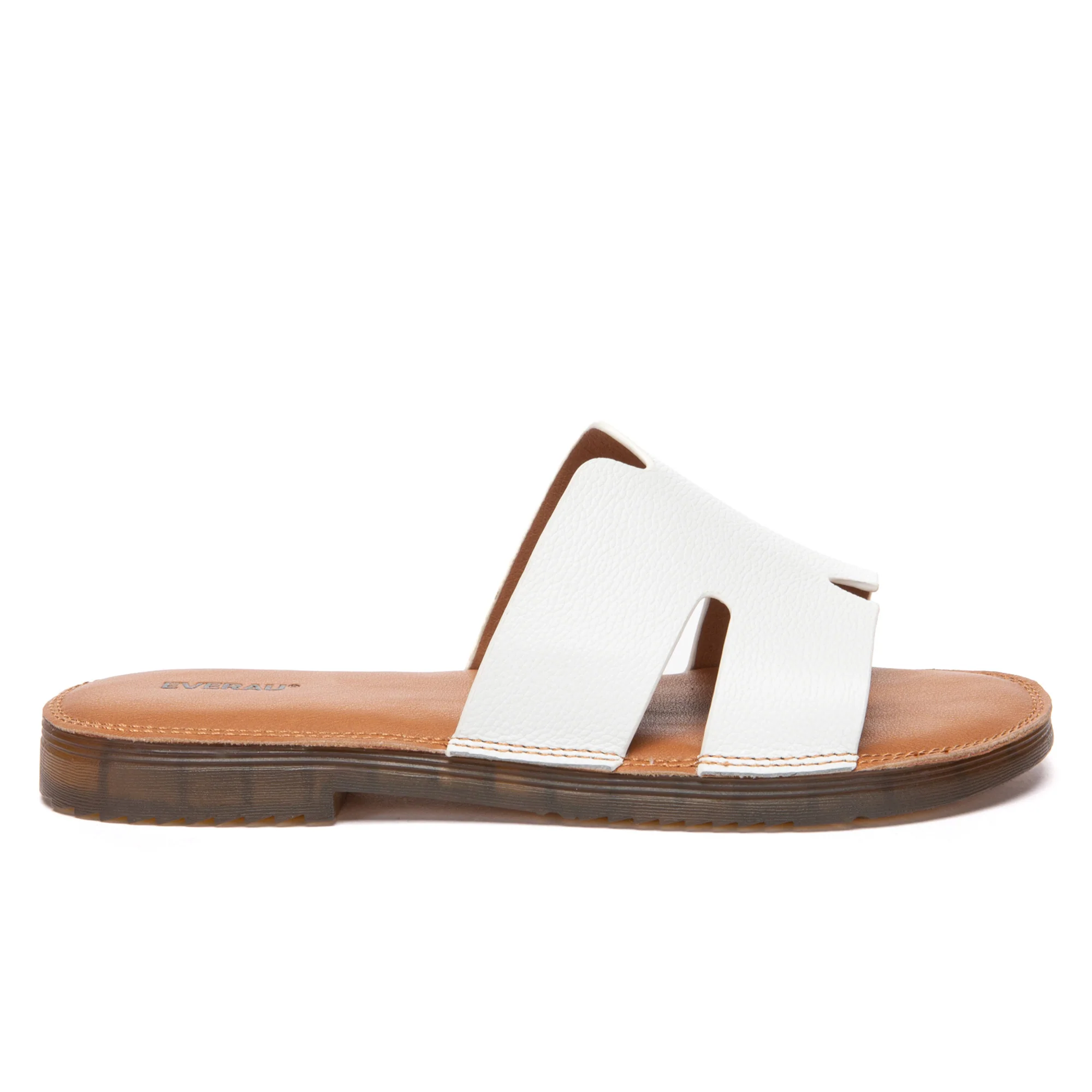 Leather Woven Flat Slides - Image 6