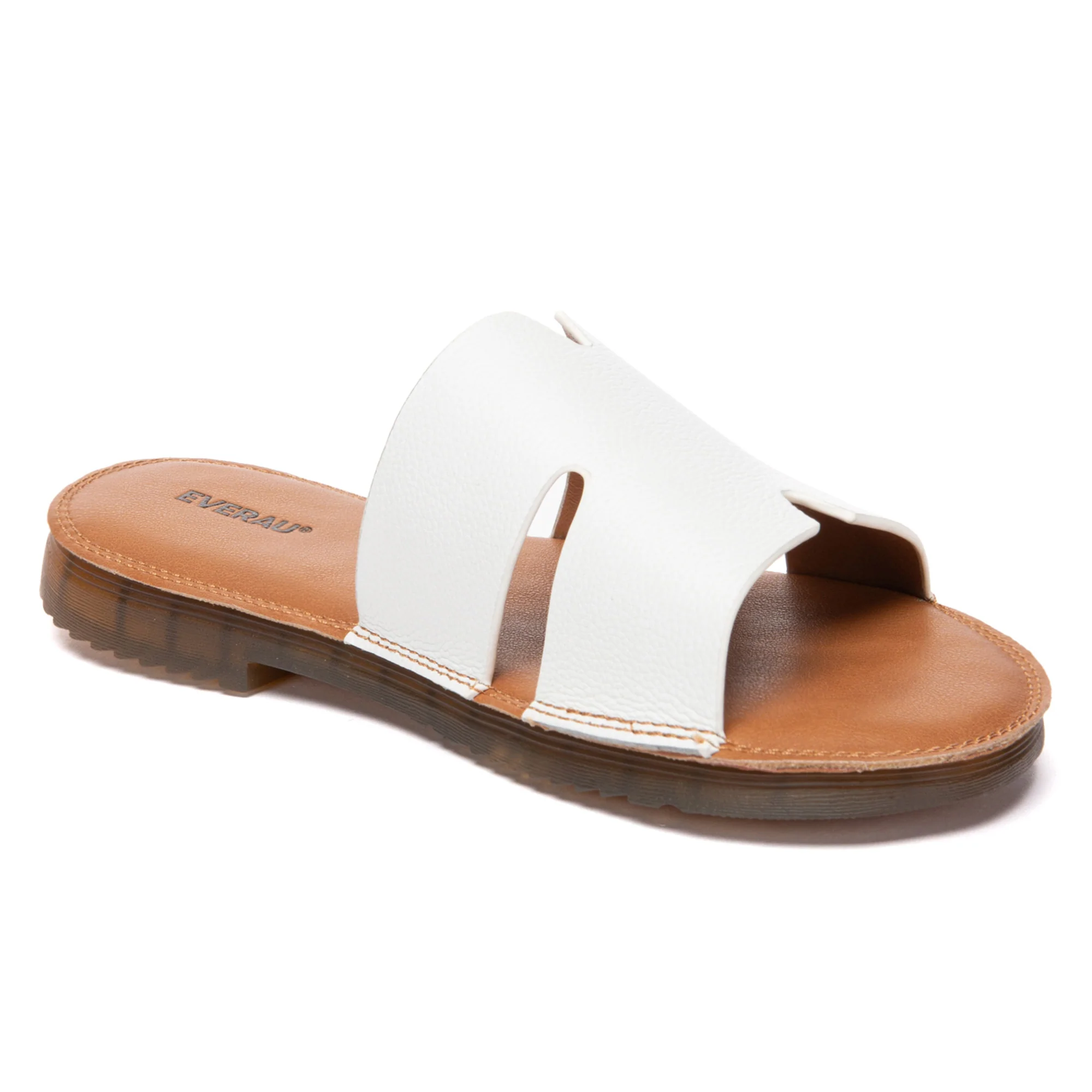 Leather Woven Flat Slides - Image 7