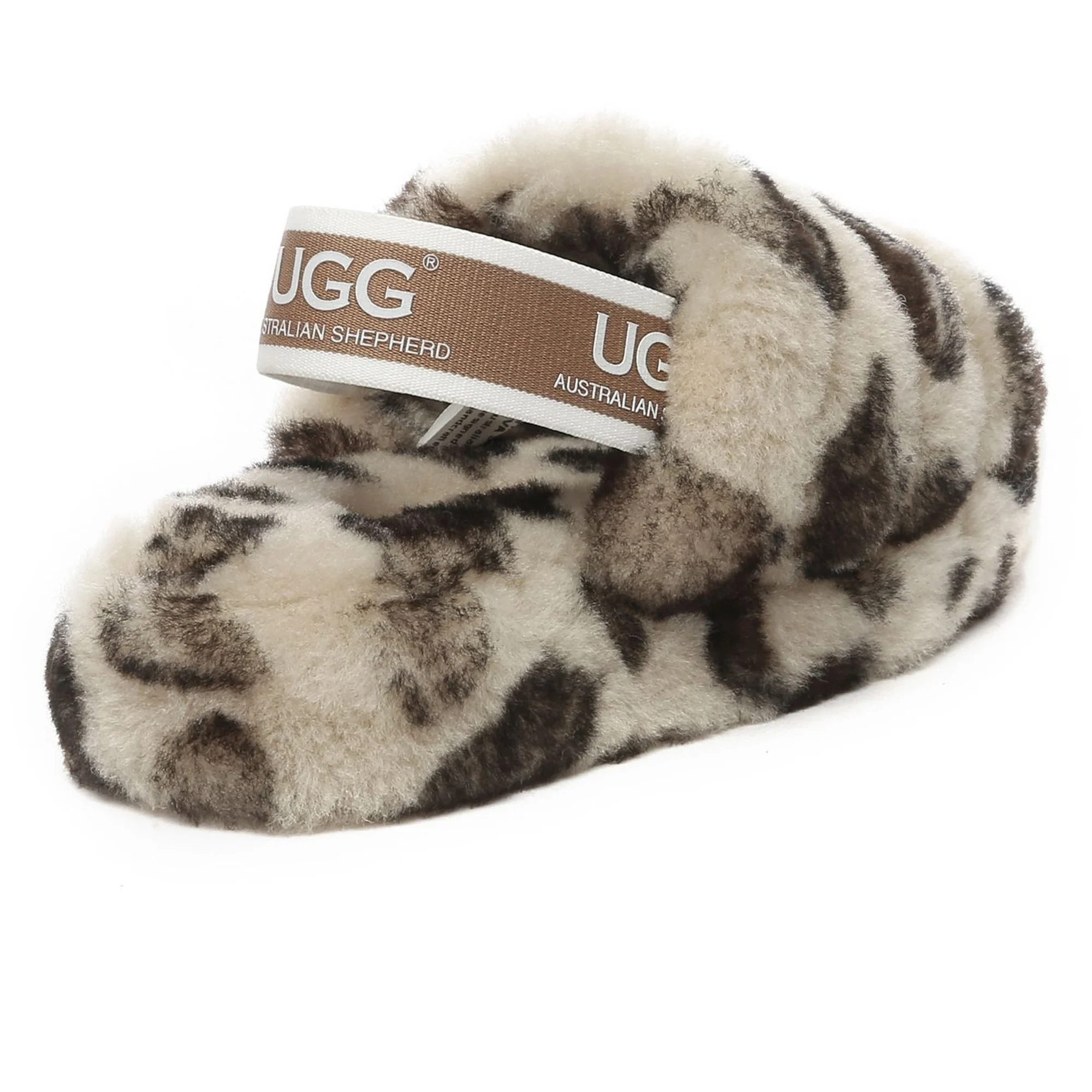 Leopard Kids UGG Slippers - Image 2