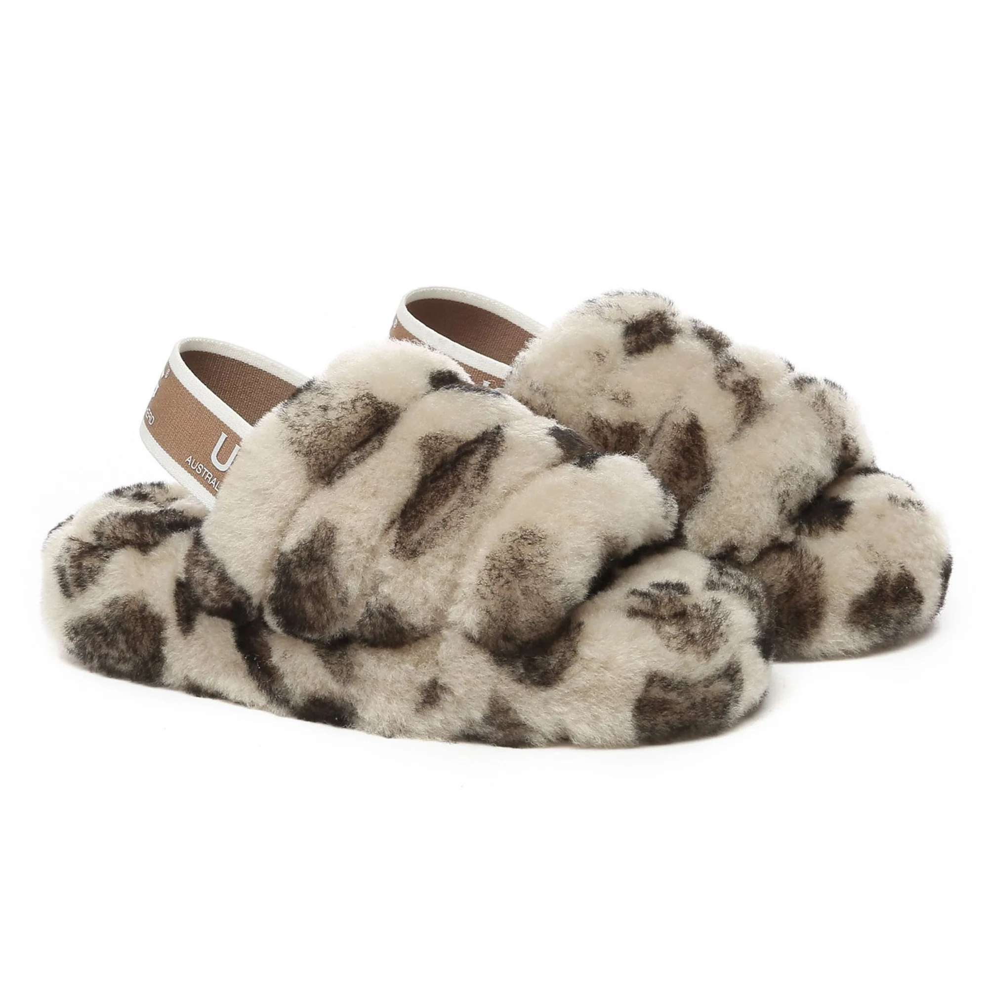 Leopard Kids UGG Slippers - Image 4