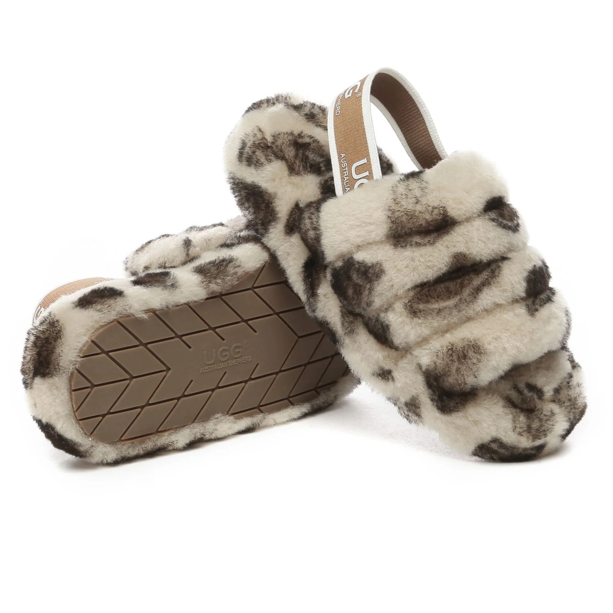 Leopard Kids UGG Slippers - Image 5