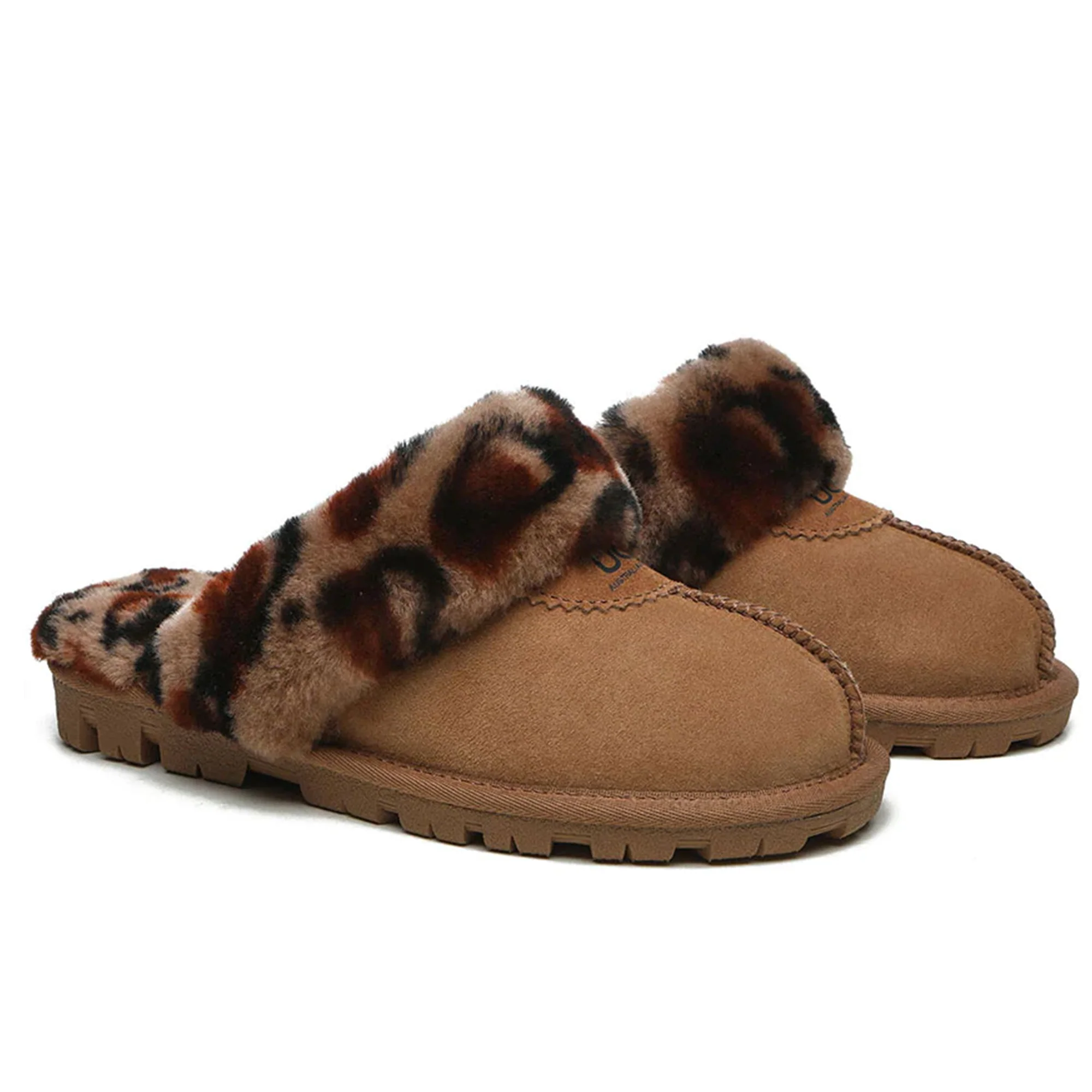 Leopard Print UGG Slippers - Image 11