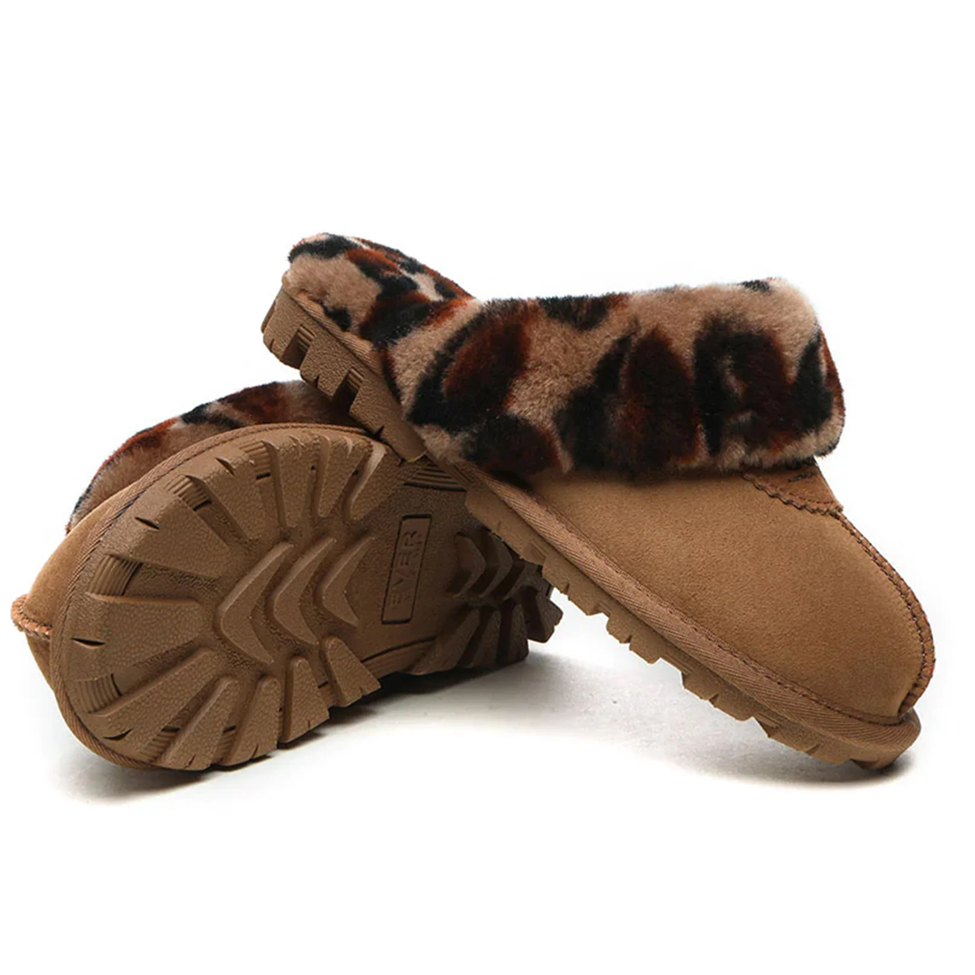 Leopard Print UGG Slippers - Image 12