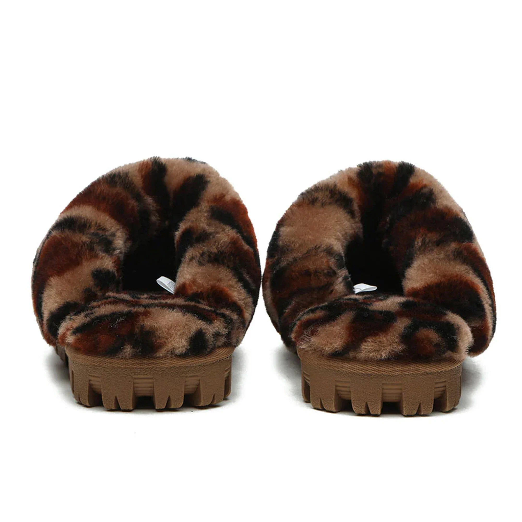 Leopard Print UGG Slippers - Image 13