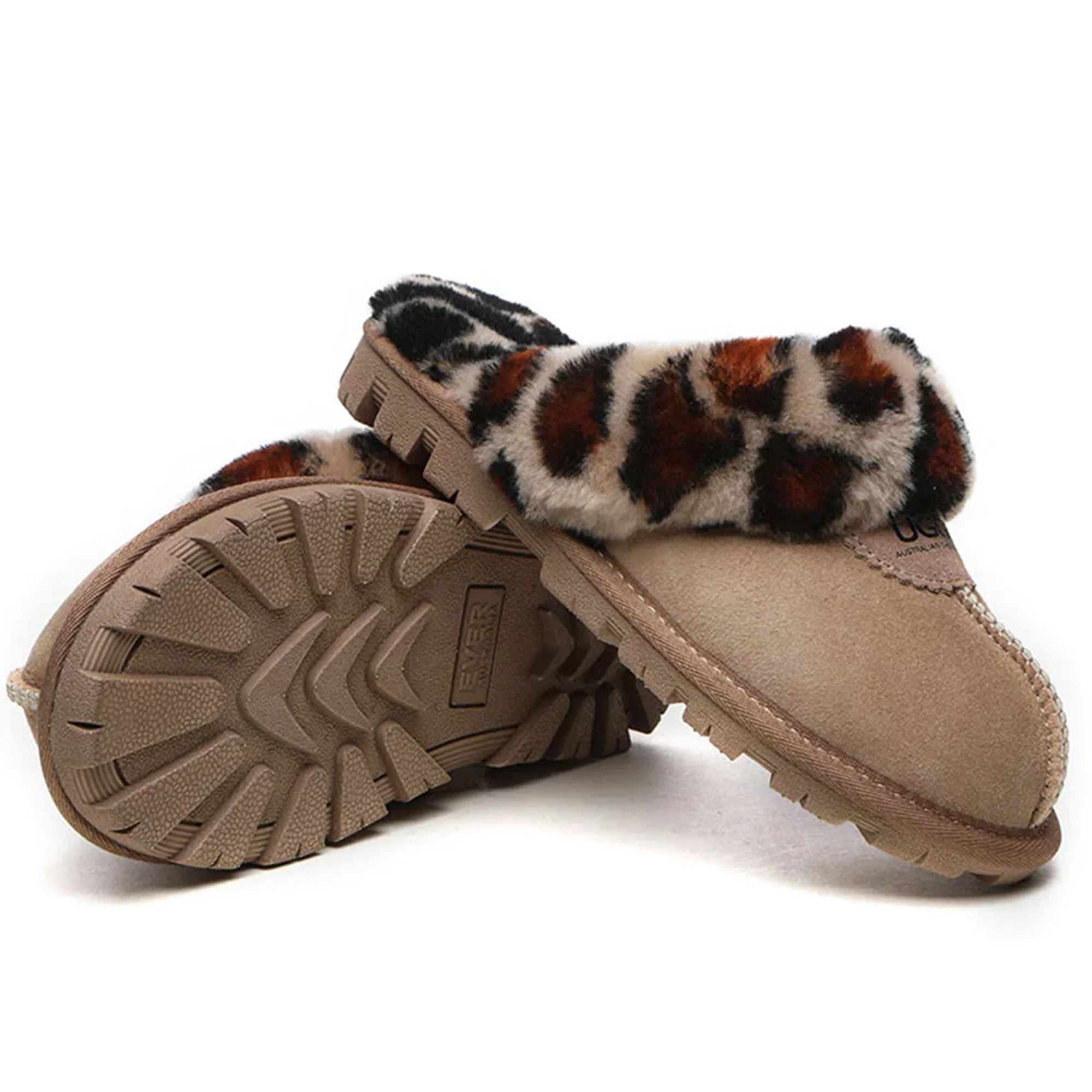 Leopard Print UGG Slippers - Image 5