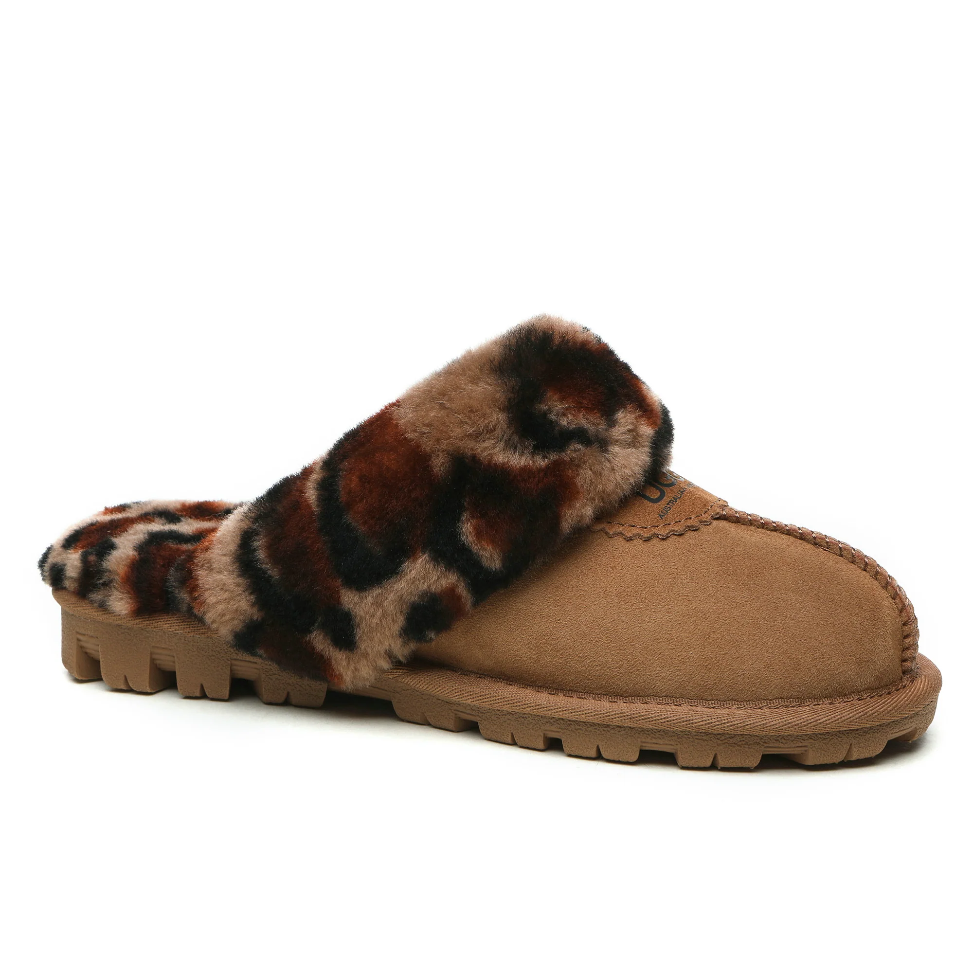 Leopard Print UGG Slippers - Image 9