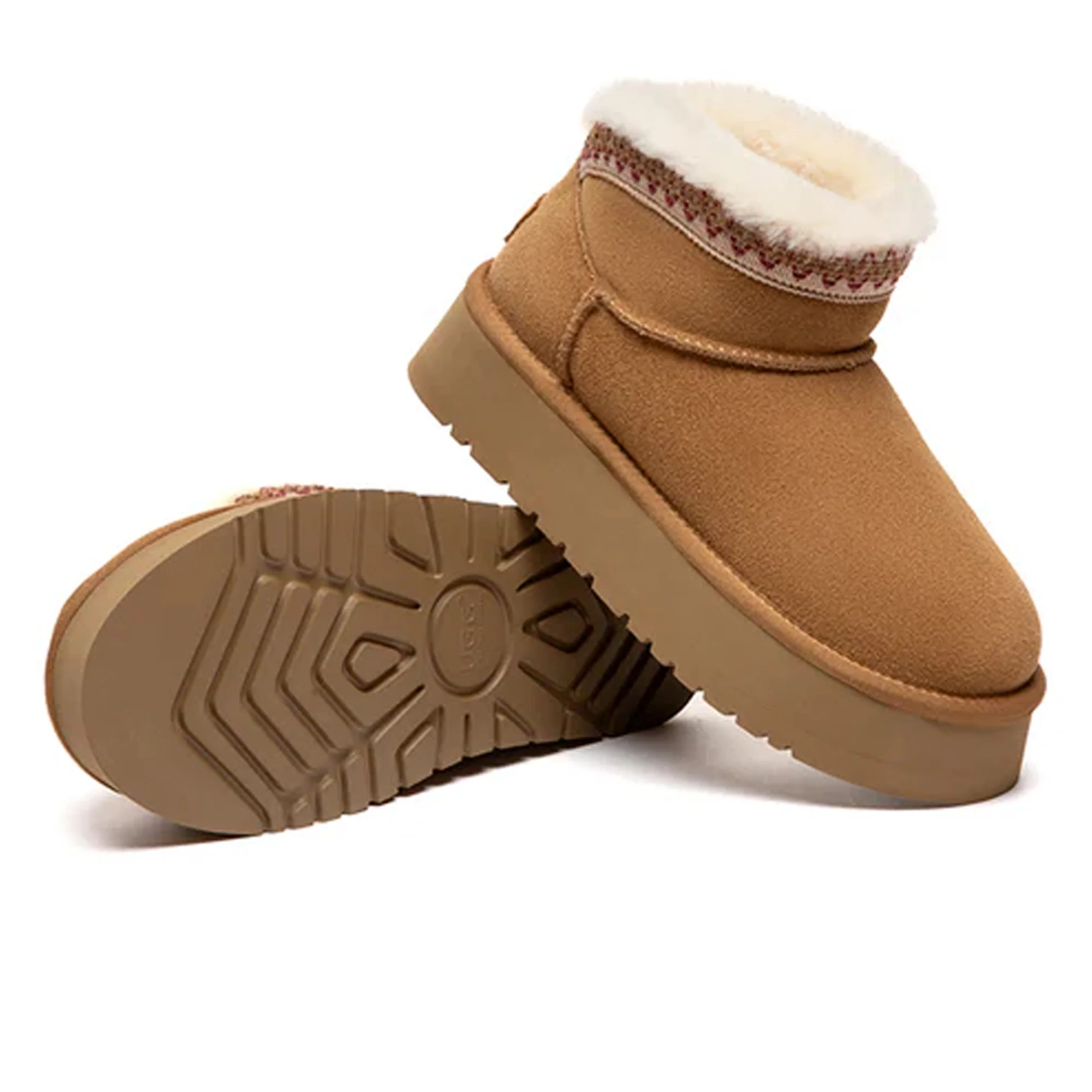 Lyora Stitch Mini Platform UGG Boots - Image 2