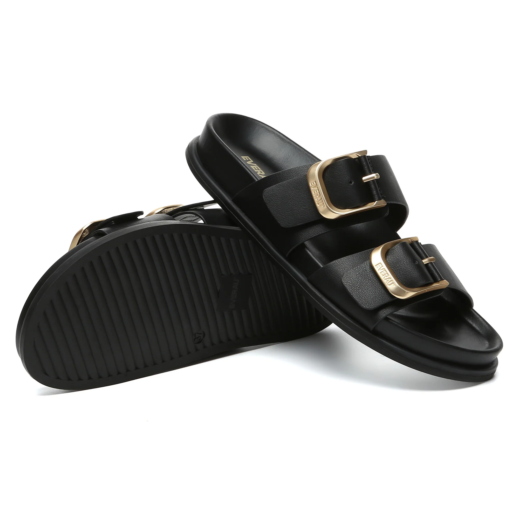 Manisha Buckle Leather Sandals - Image 10