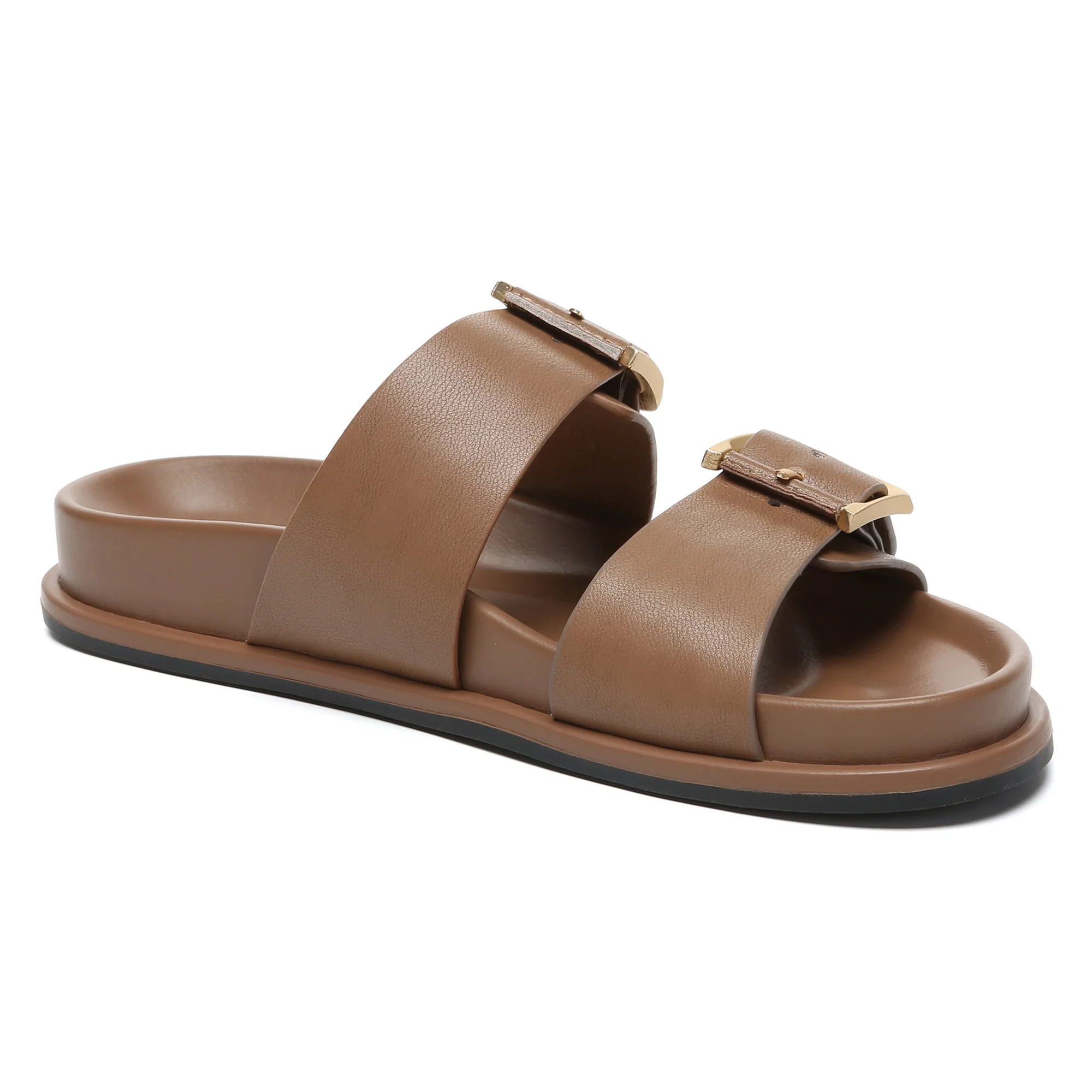 Manisha Buckle Leather Sandals - Image 12