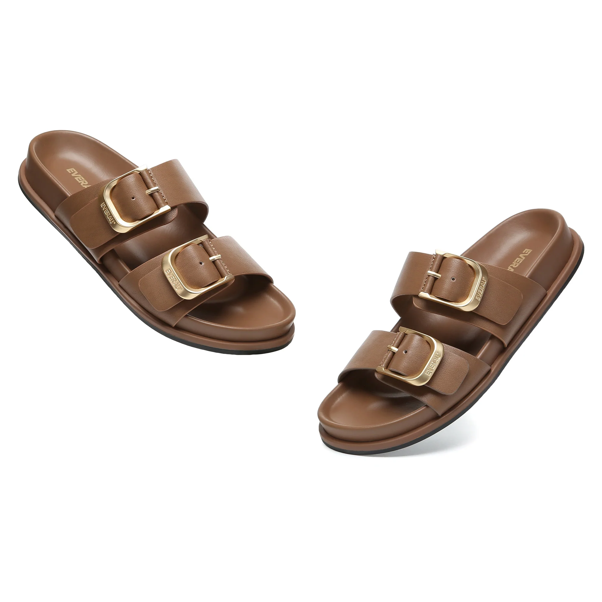 Manisha Buckle Leather Sandals - Image 14