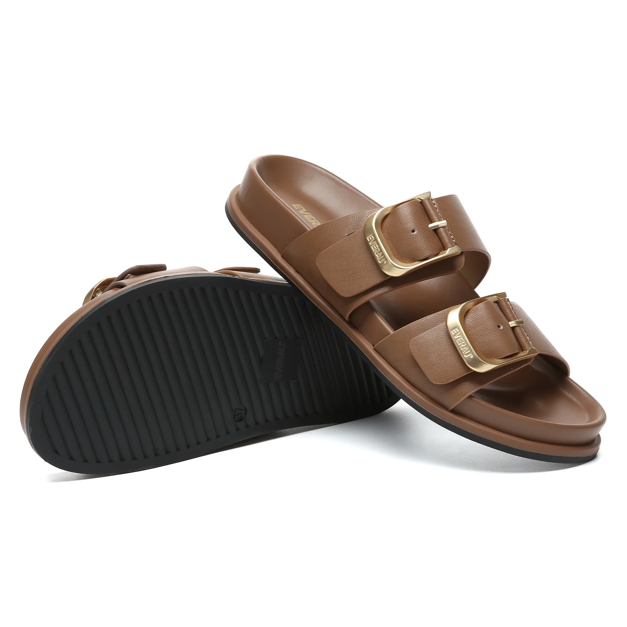 Manisha Buckle Leather Sandals - Image 15