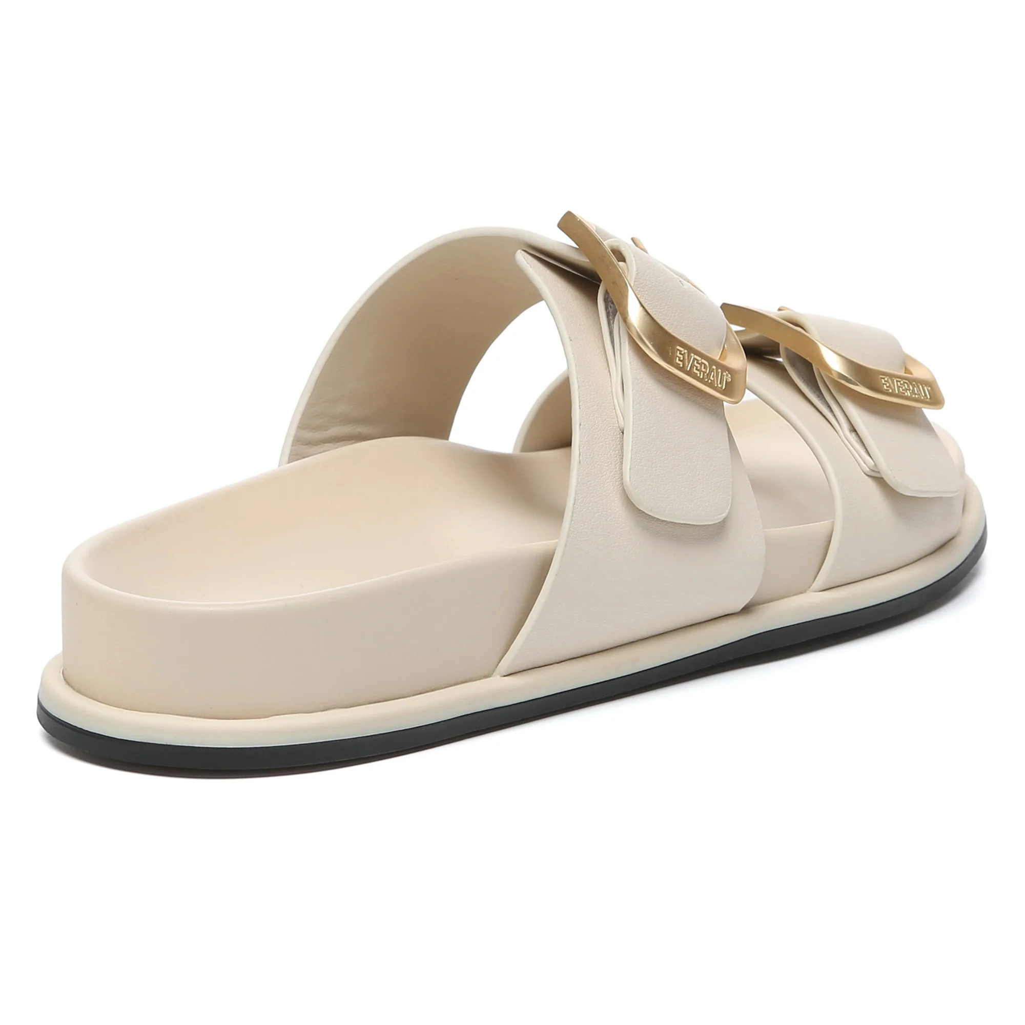 Manisha Buckle Leather Sandals - Image 3