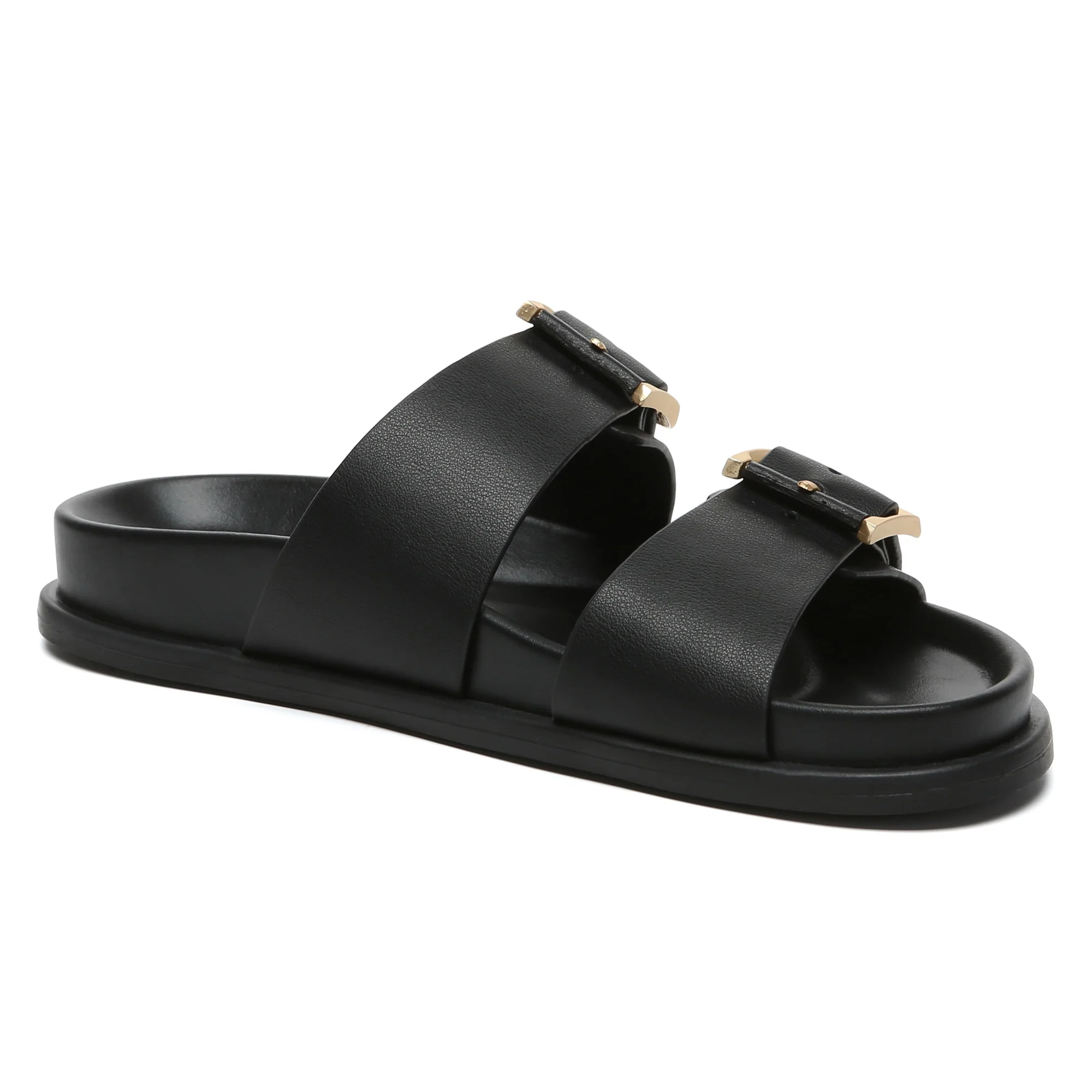 Manisha Buckle Leather Sandals - Image 7