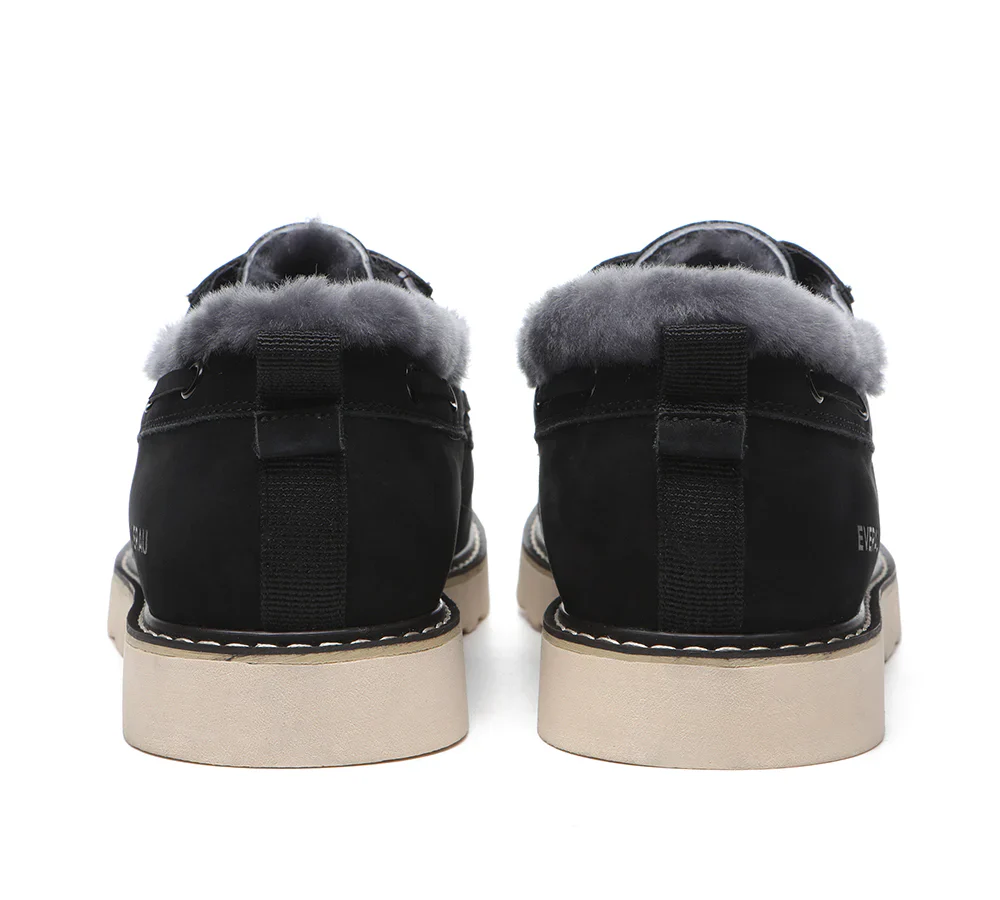 Maxim Sheepskin Men Trekker Shoes - Image 12