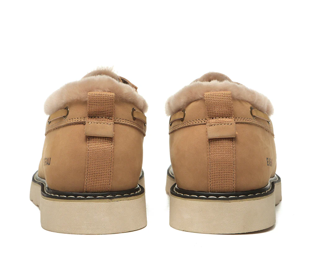 Maxim Sheepskin Men Trekker Shoes - Image 5