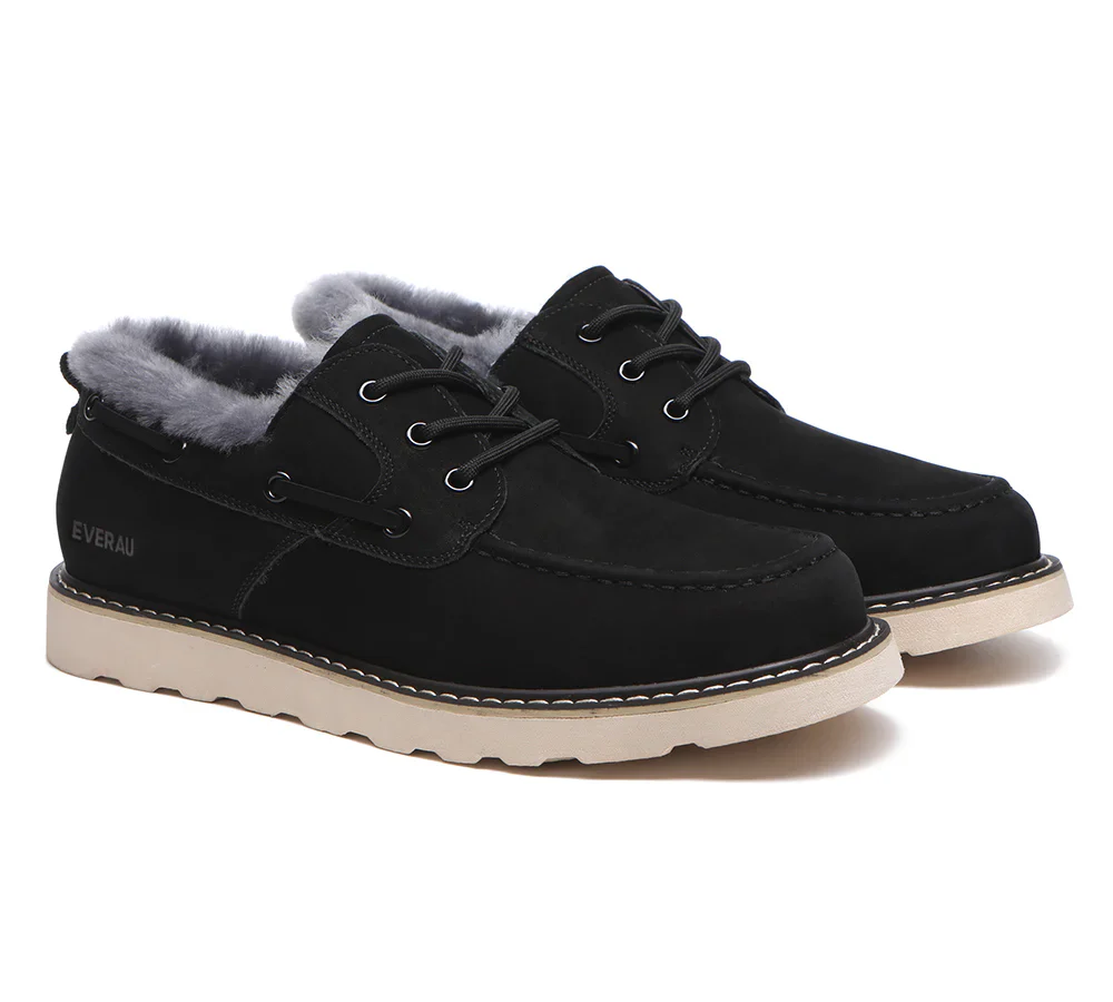 Maxim Sheepskin Men Trekker Shoes - Image 8
