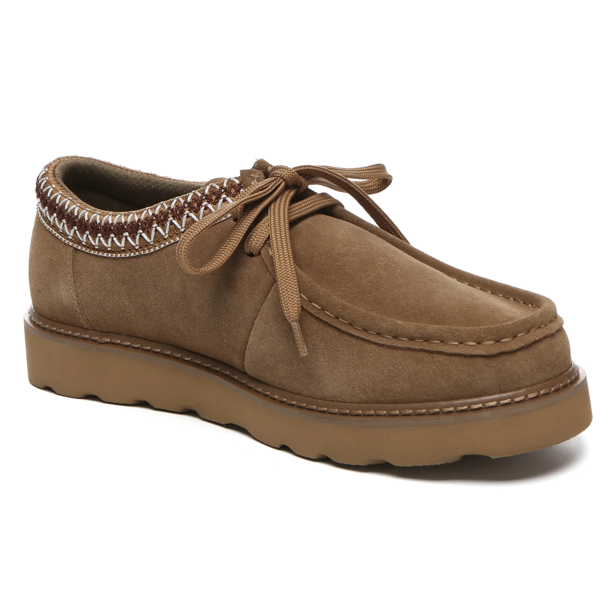 Men Leather Kenzie Lace Up Casual Shoes - Image 3