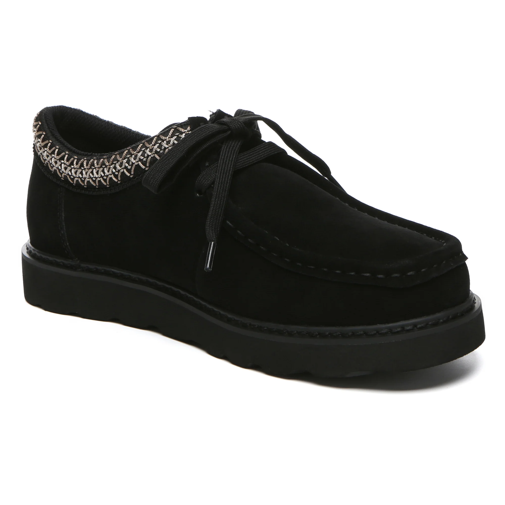 Men Leather Kenzie Lace Up Casual Shoes - Image 8