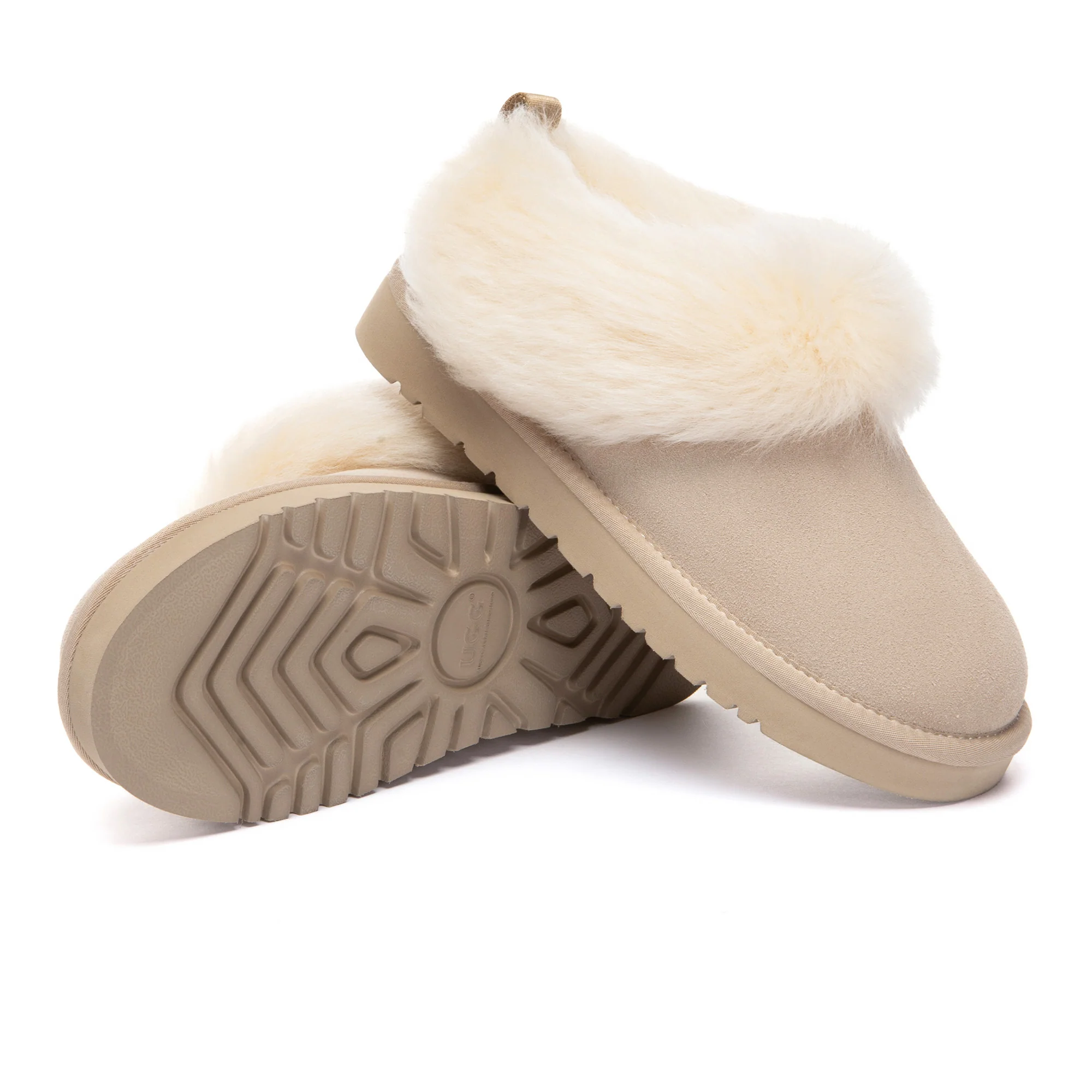 Mia Plush Ankle UGG Slippers - Image 5