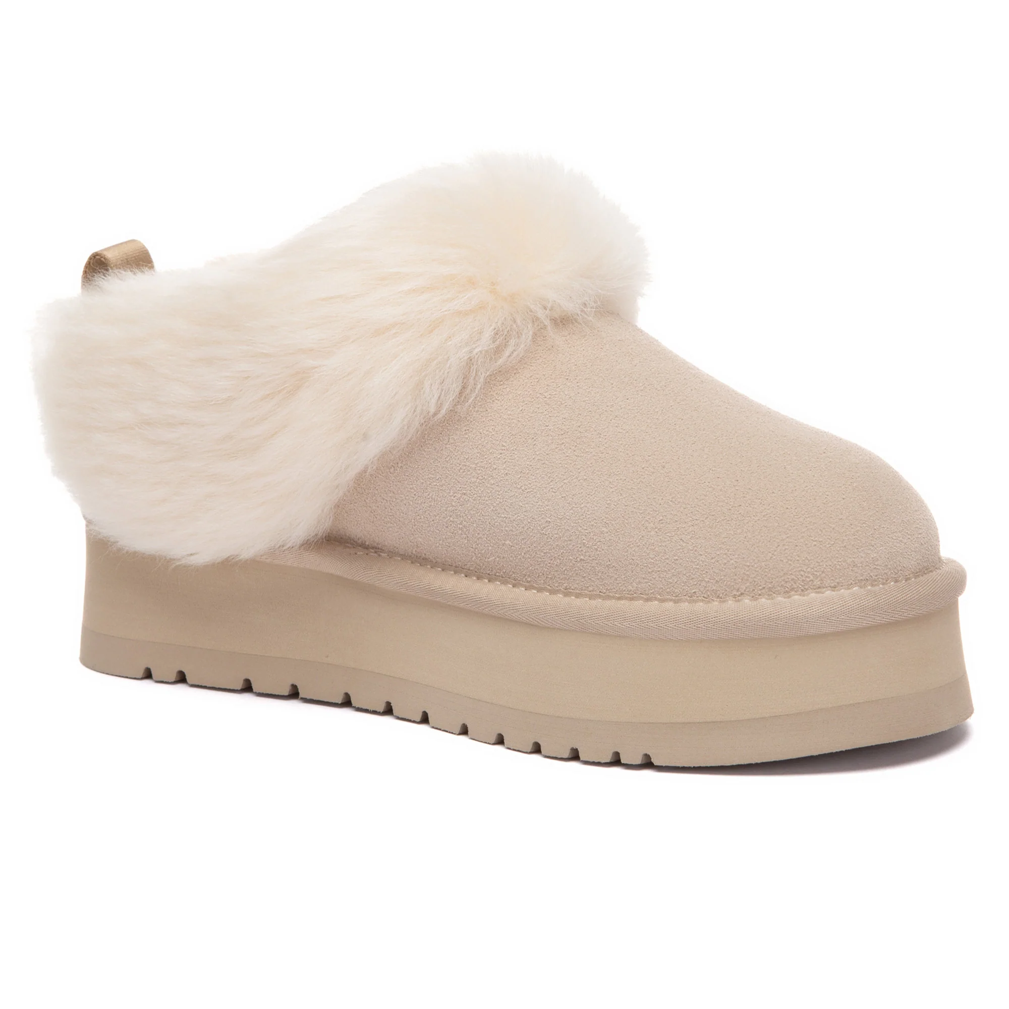 Mia Plush Platform UGG Slippers - Image 2