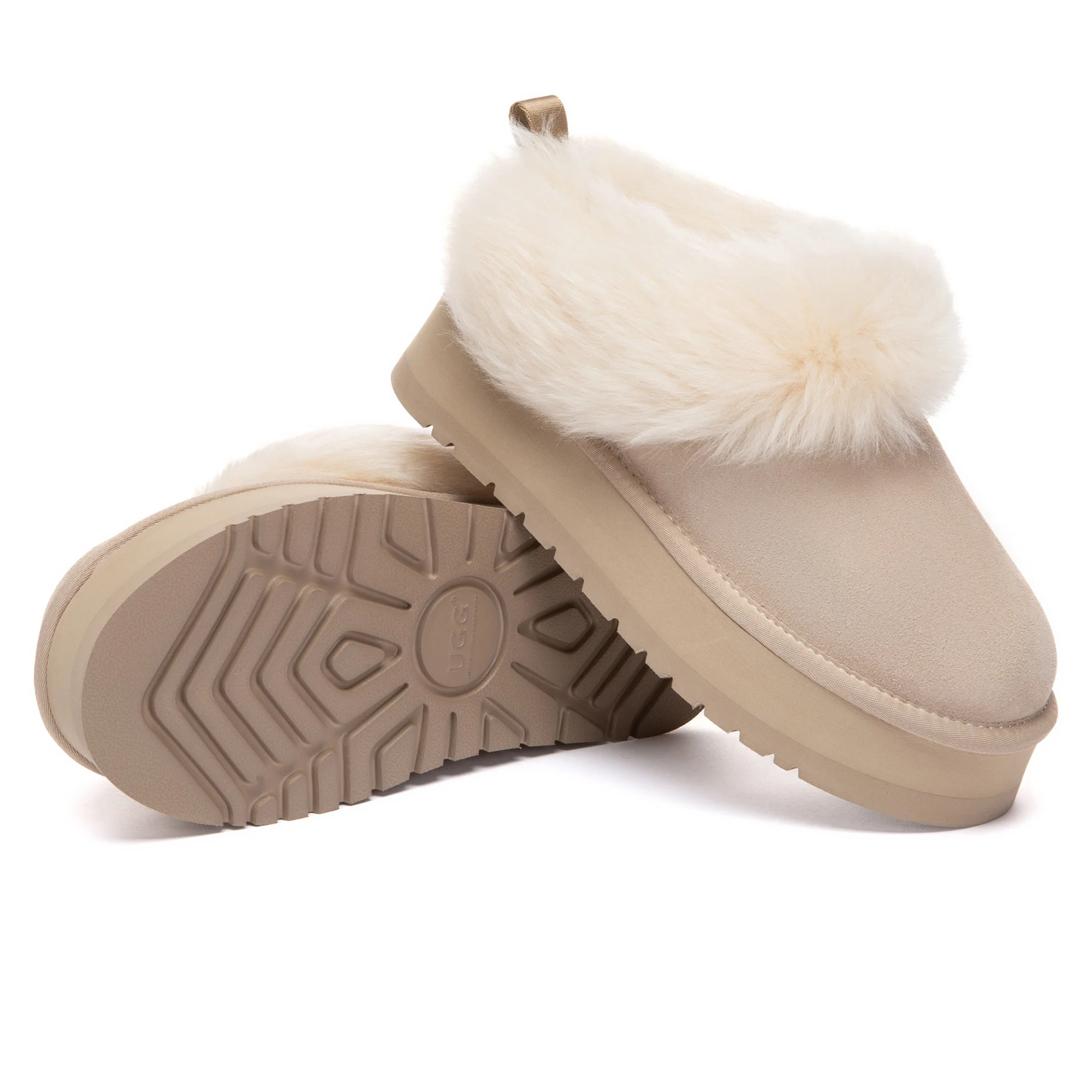 Mia Plush Platform UGG Slippers - Image 5