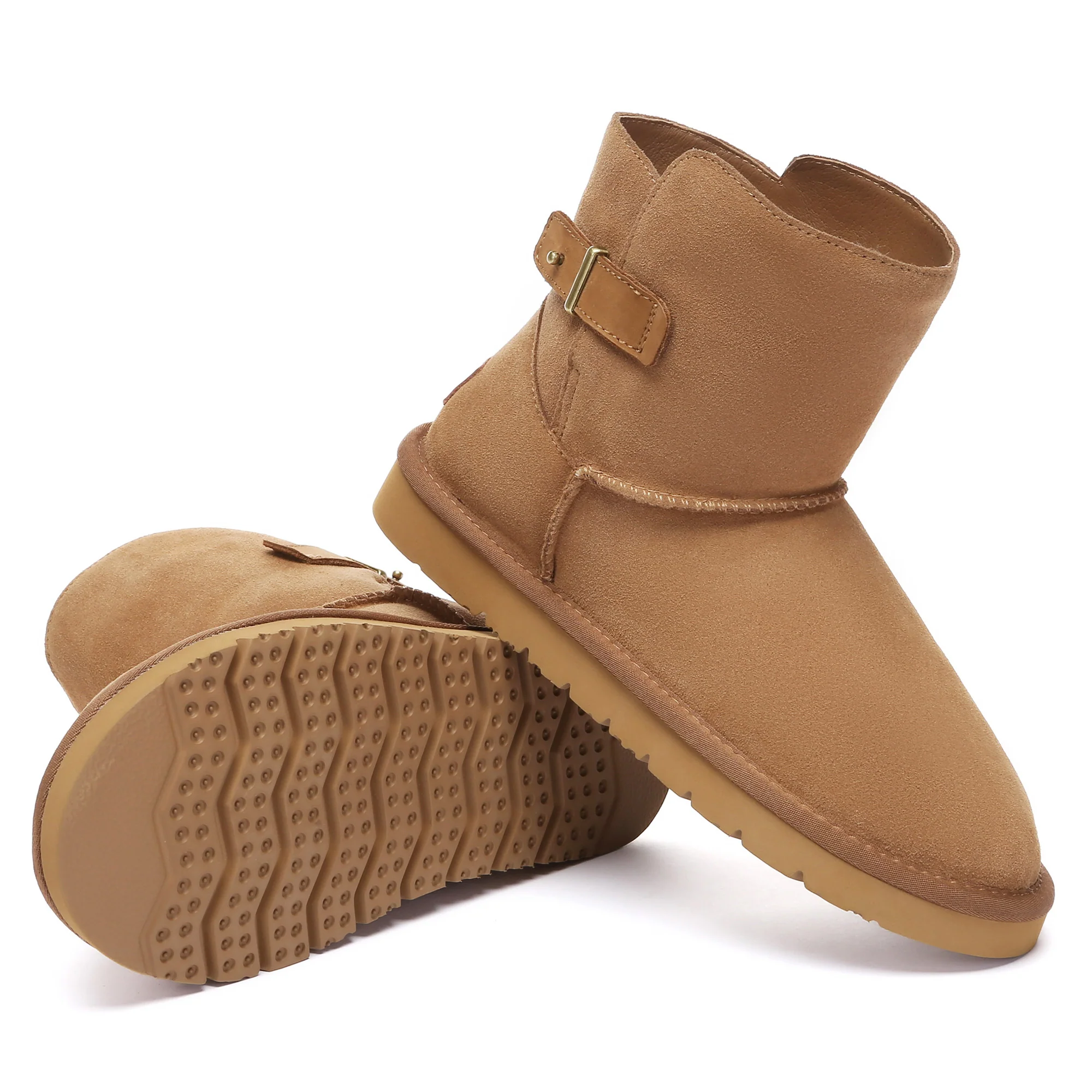 Mid-Calf Buckle Mini Classic UGG Boots - Image 5