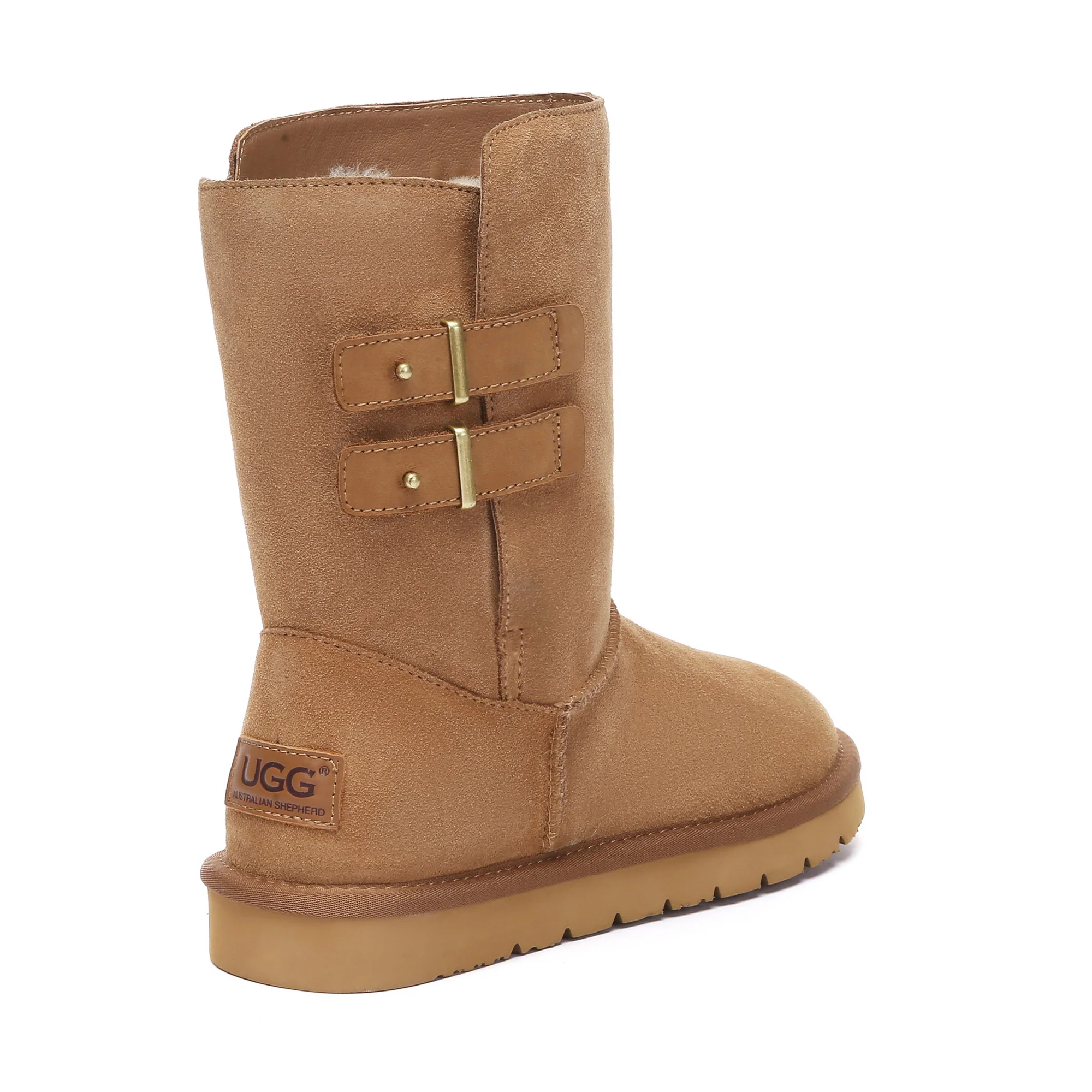 Mid-Calf Buckle Short Classic UGG Boots - Image 2