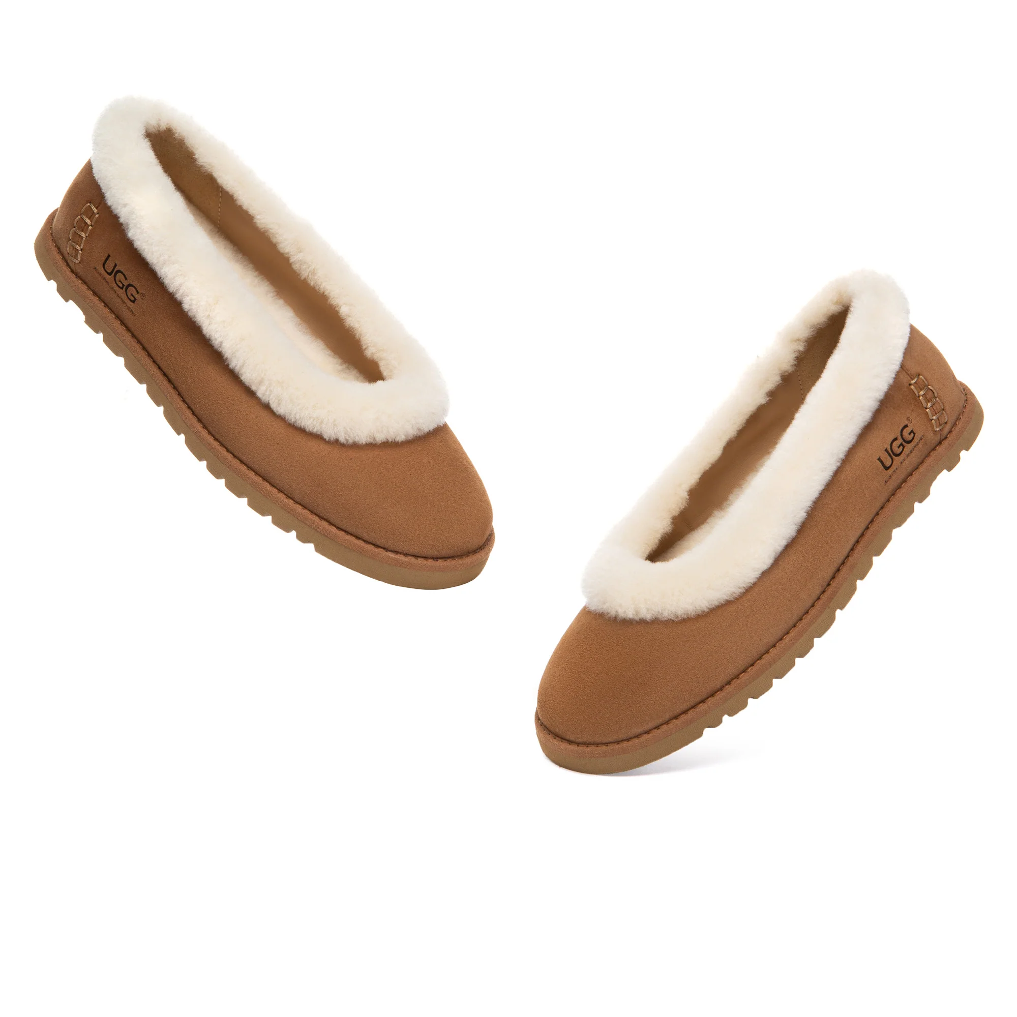 Millie Open Trim UGG Slippers - Image 4