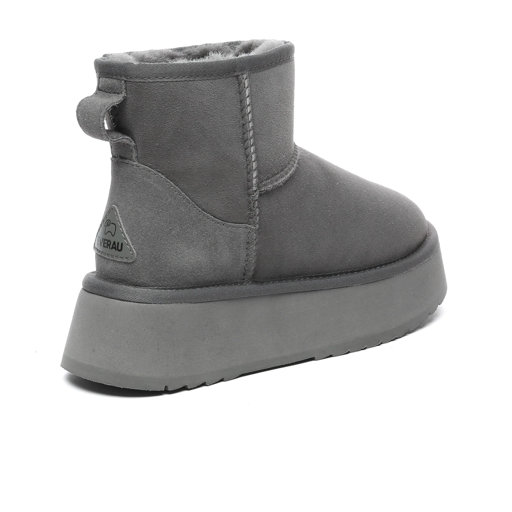 Mini Platform Sheepskin Winter Boots - Image 12